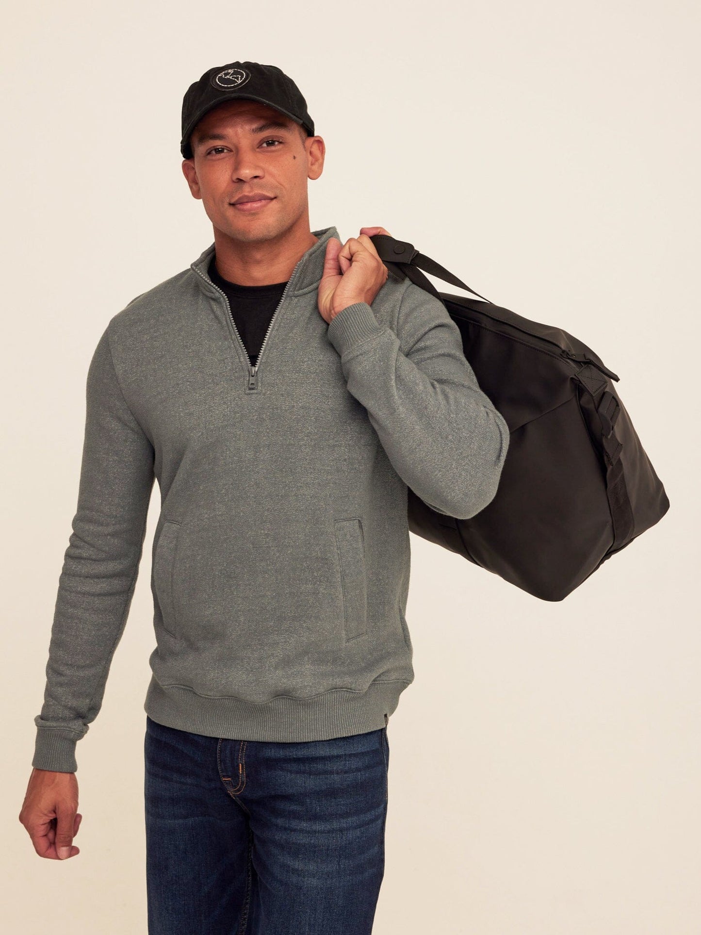 Greg Eco Fleece Quarter Zip Pullover
