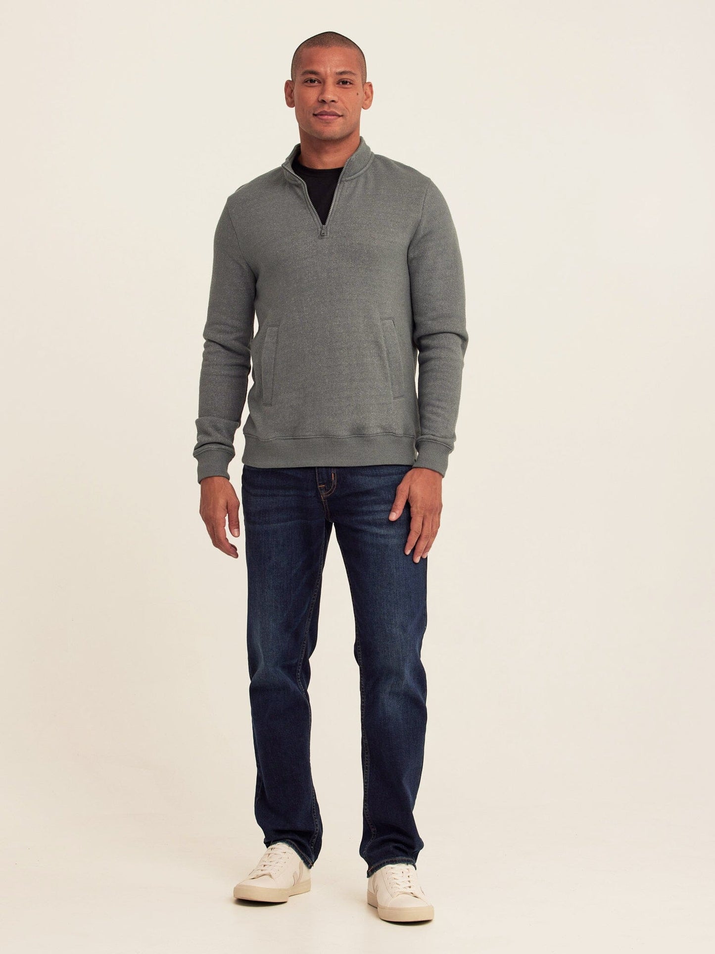 Greg Eco Fleece Quarter Zip Pullover