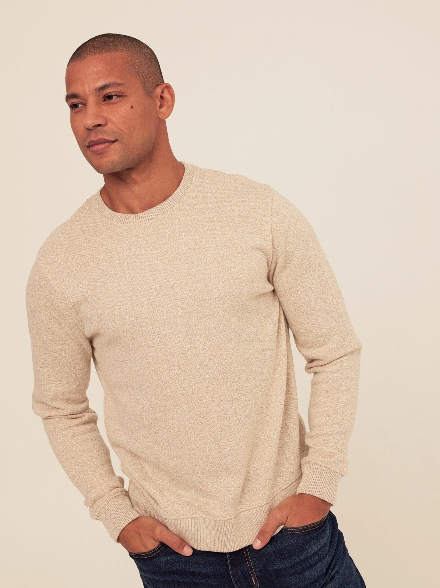 Corey Eco Fleece Crew Sweatshirt