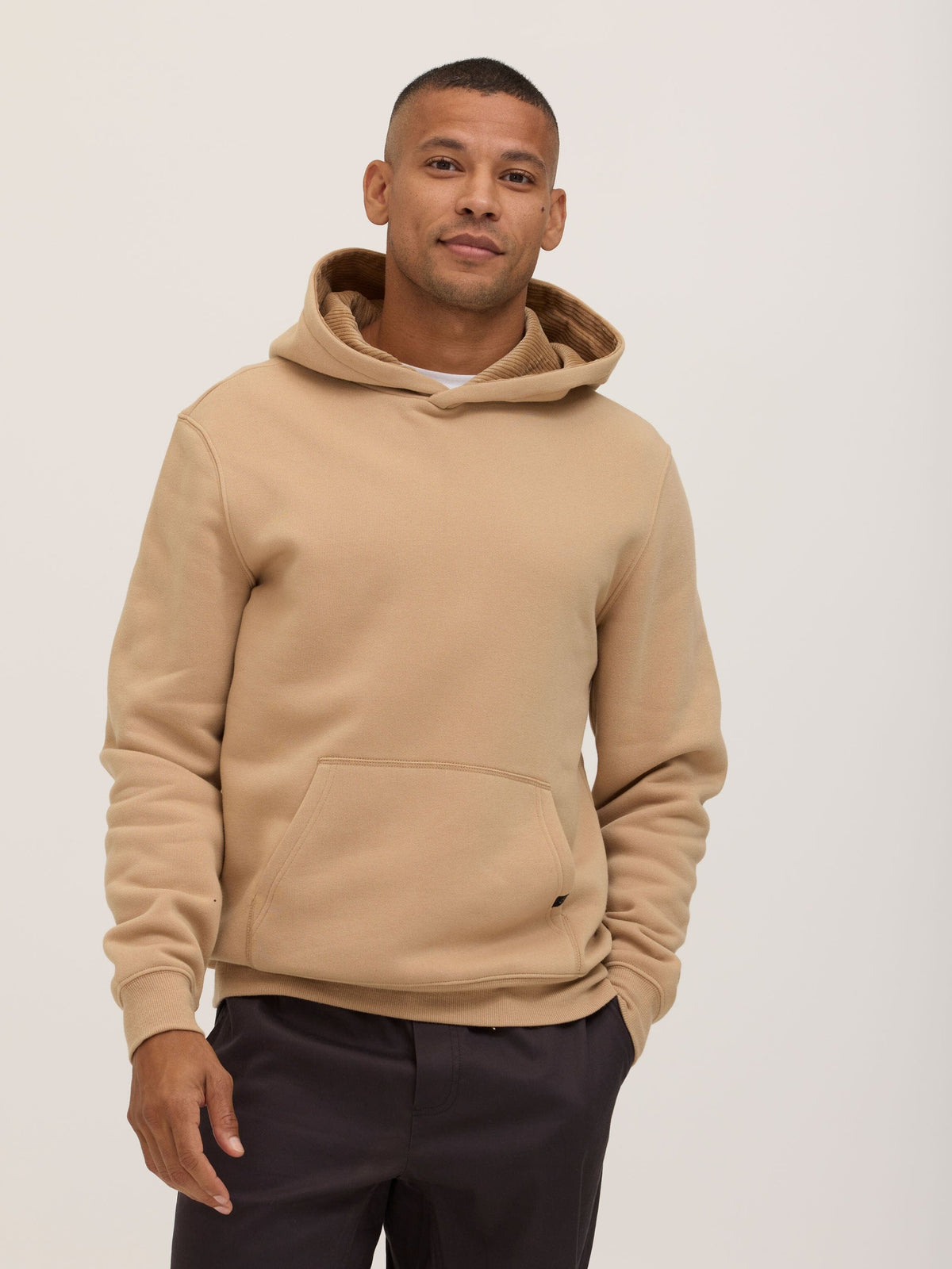 Geno Corduroy Mix Hoodie