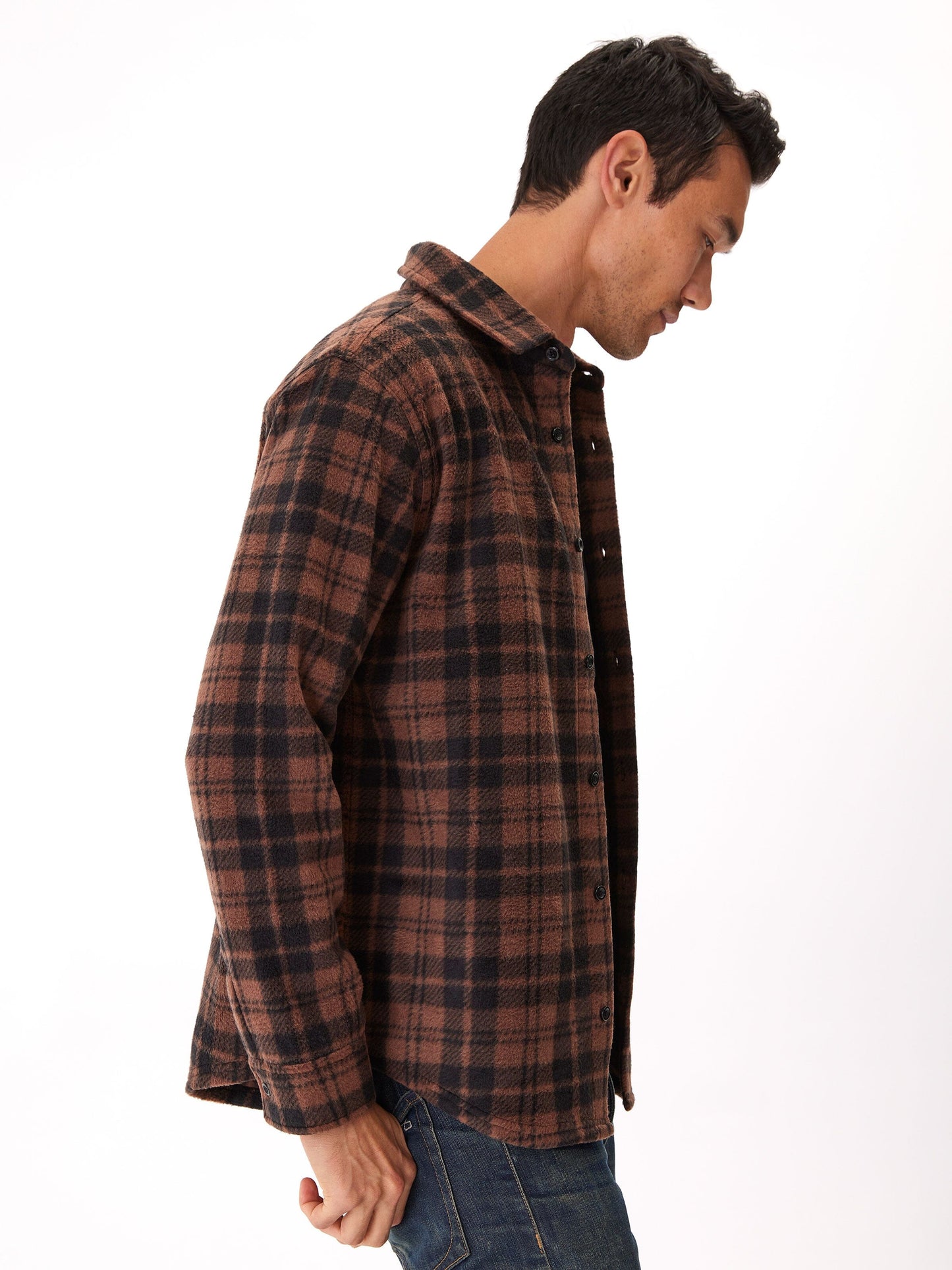 Printed Fleece Shirt