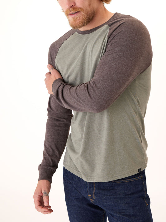 Triblend Long Sleeve Raglan Tee