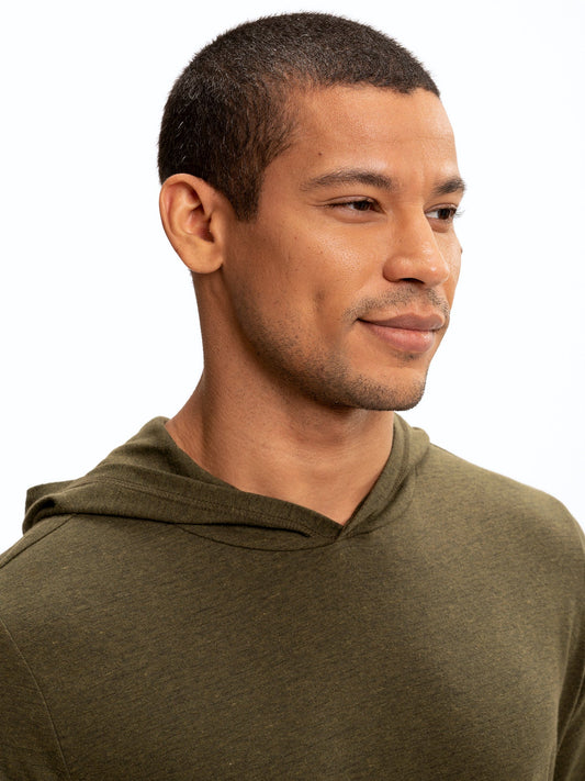 Long Sleeve Triblend Tee Shirt Hoodie
