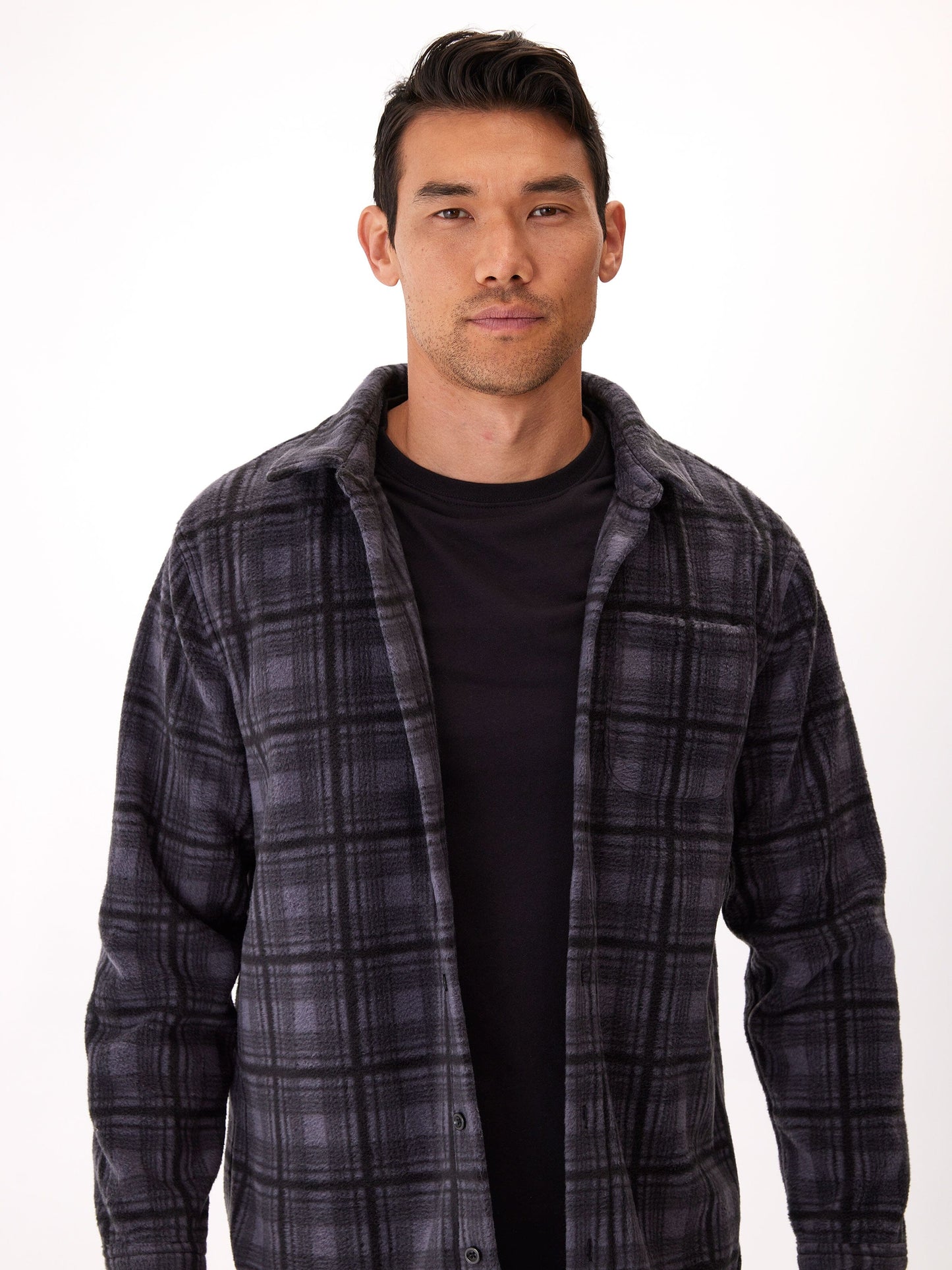 Printed Fleece Shirt