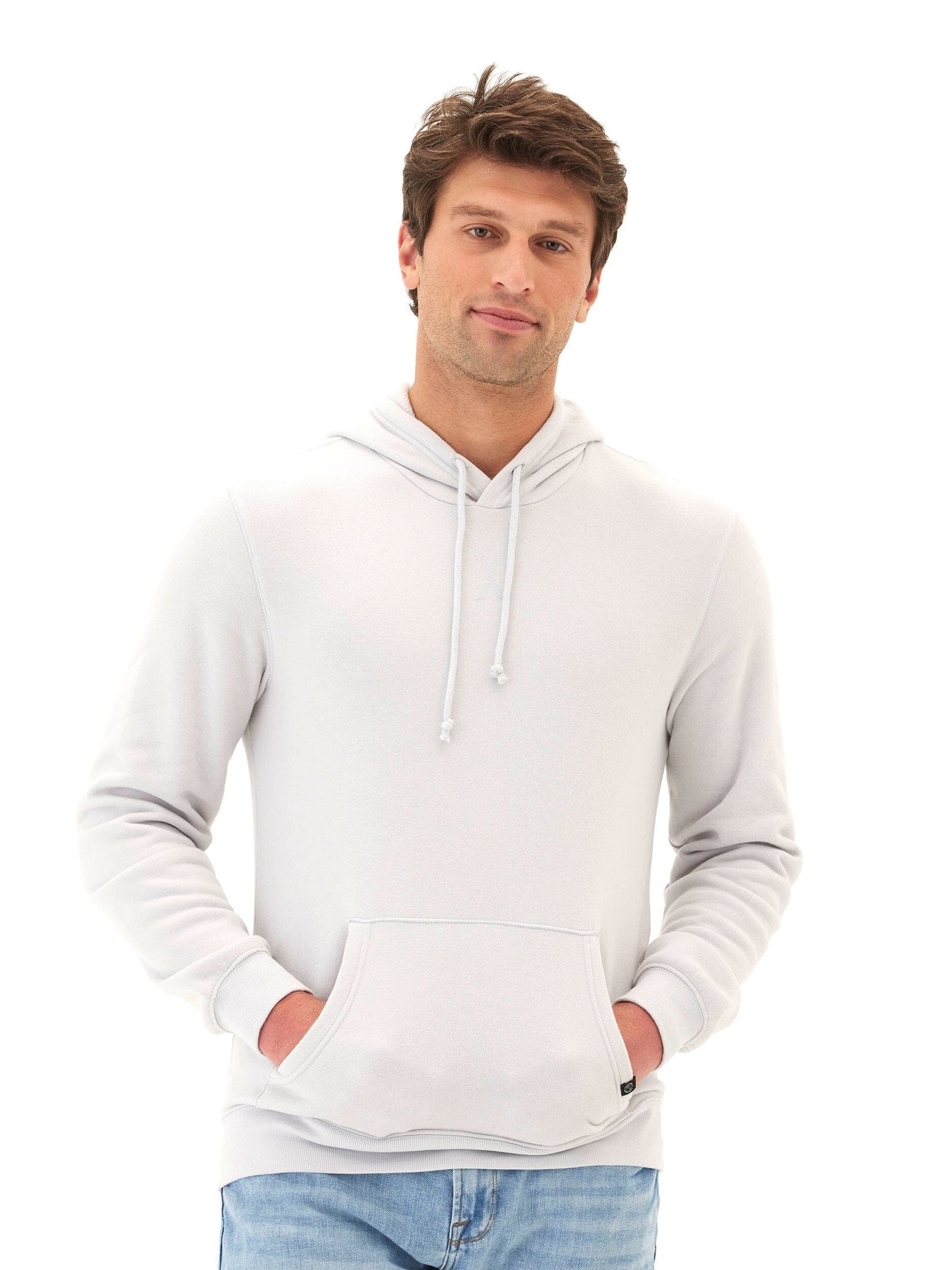 Mineral Wash Pullover Fleece Hoodie
