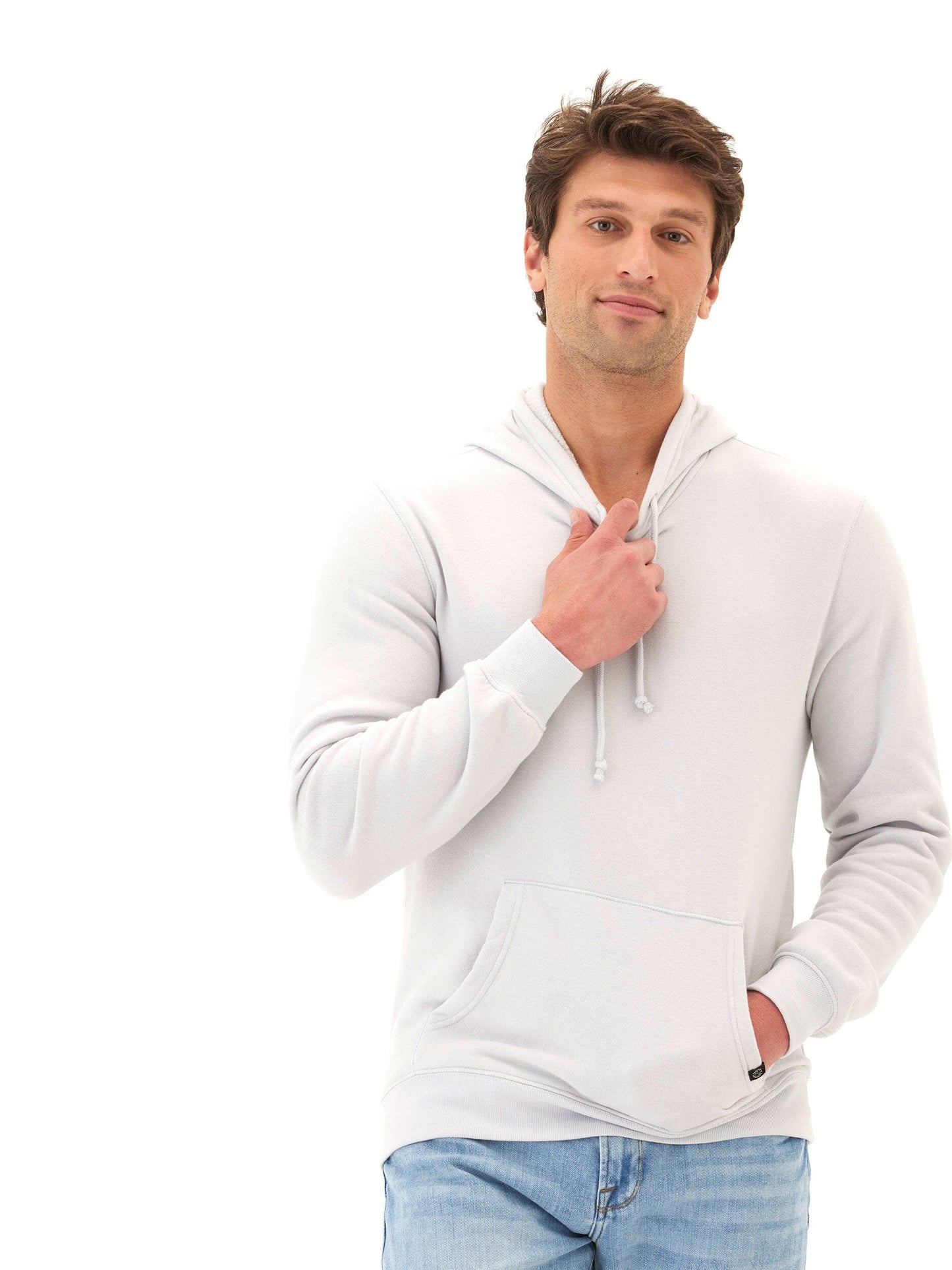 Mineral Wash Pullover Fleece Hoodie