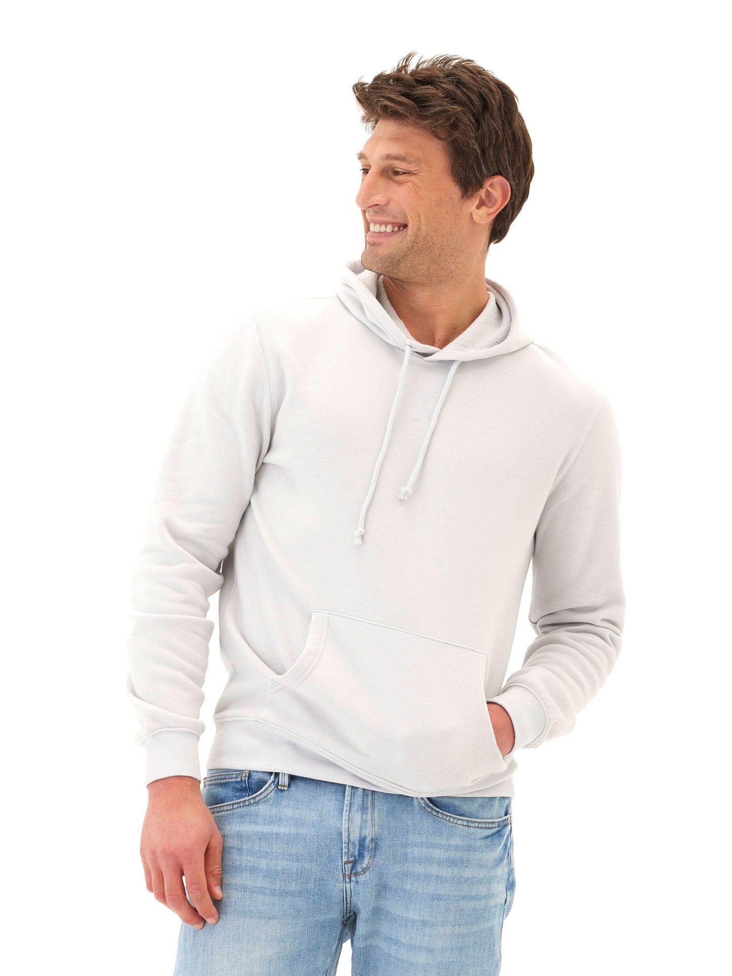 Mineral Wash Pullover Fleece Hoodie