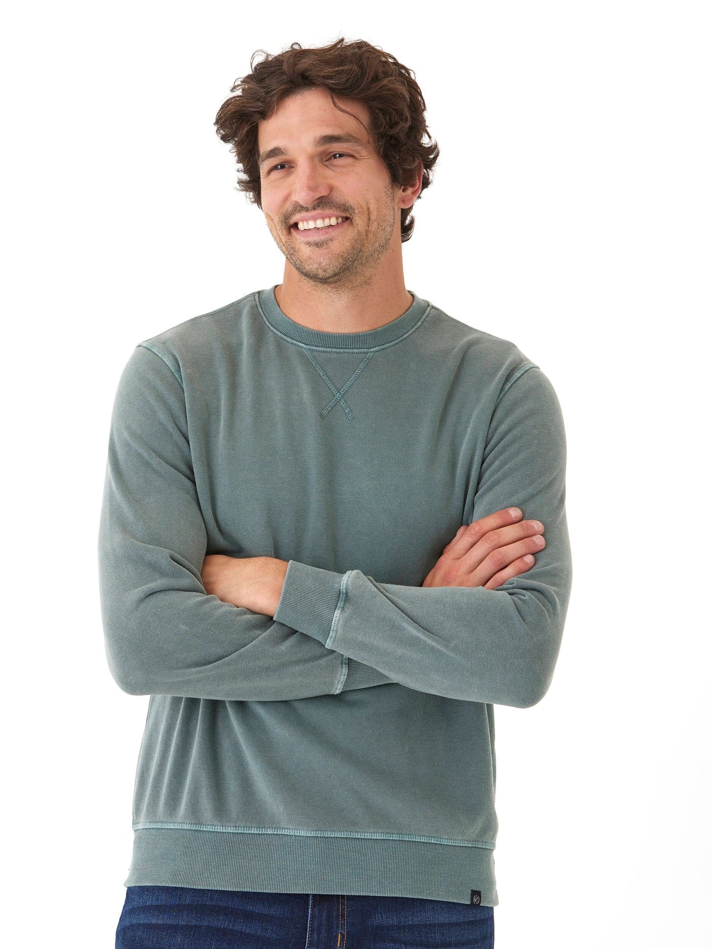 Mineral Wash Fleece Crew