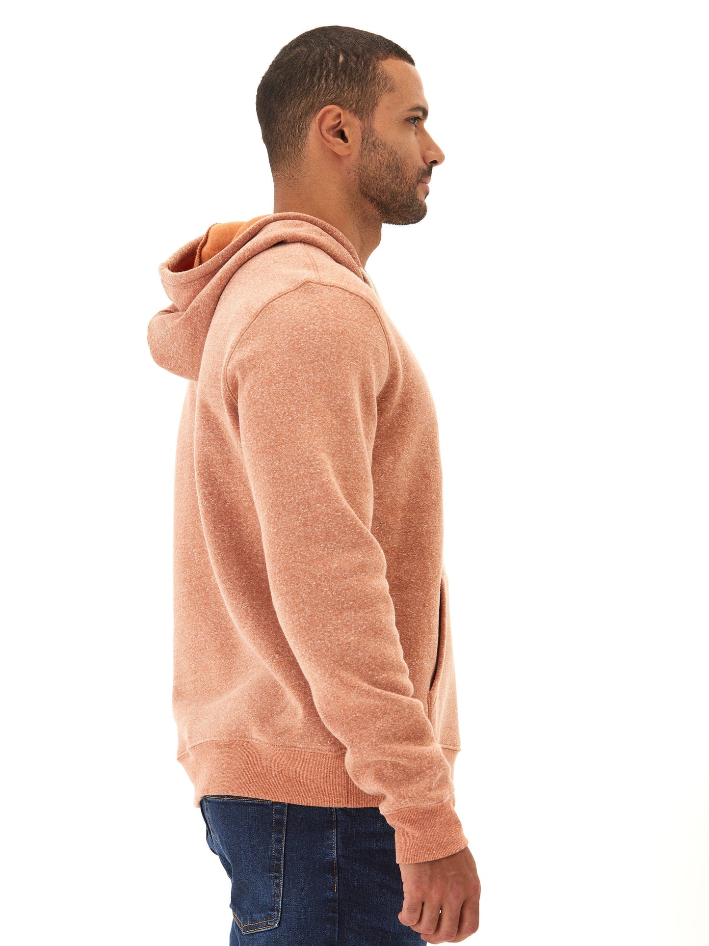 Embroidered Triblend Fleece Hoodie
