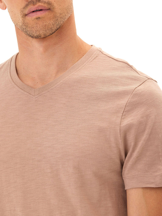 Slub Jersey V-Neck Tee