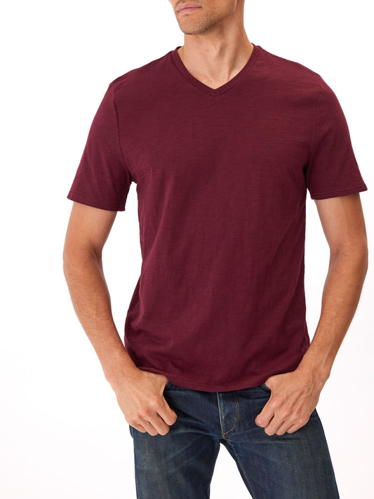 Slub Jersey V-Neck Tee
