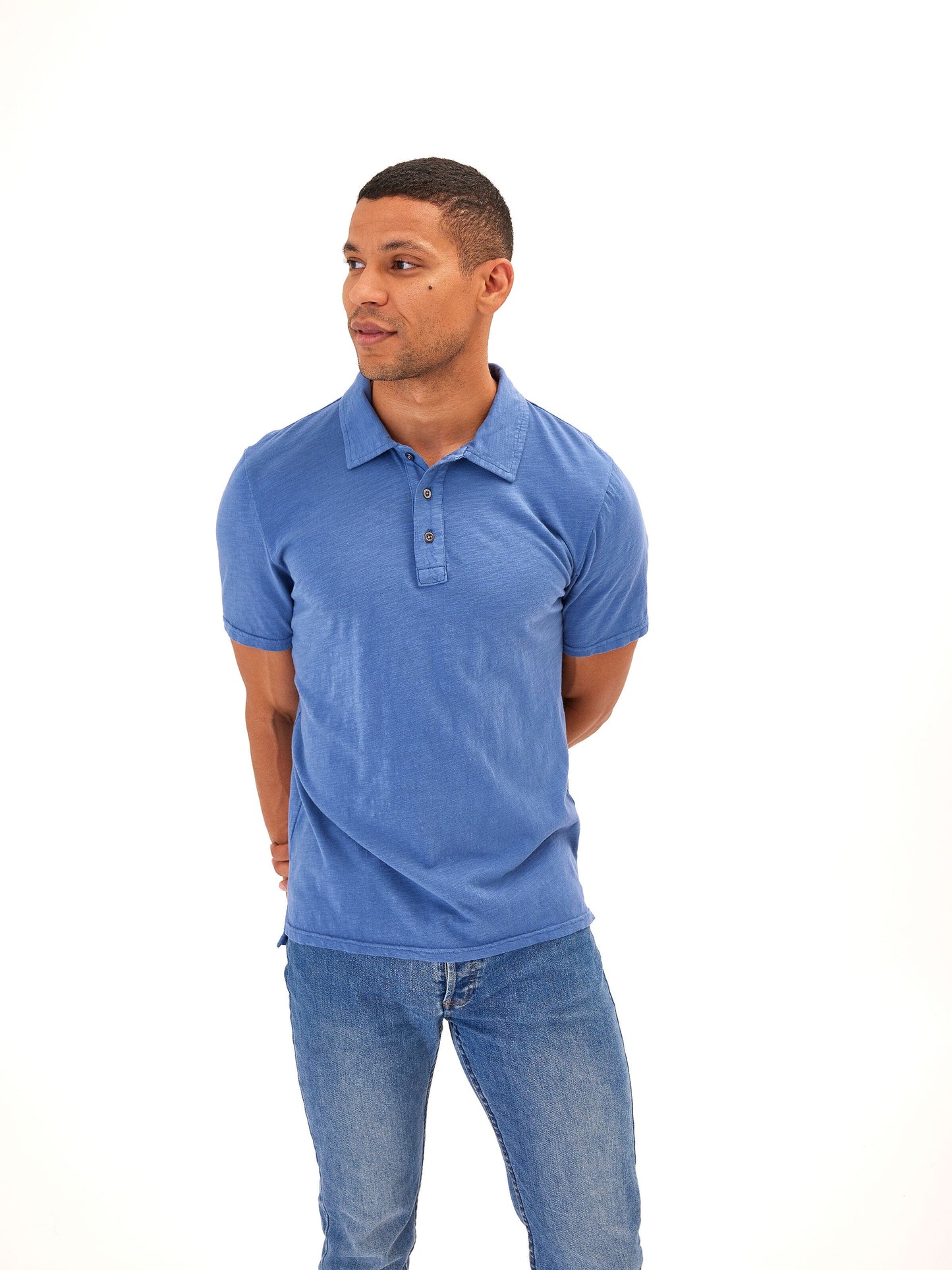 Slub Jersey Polo