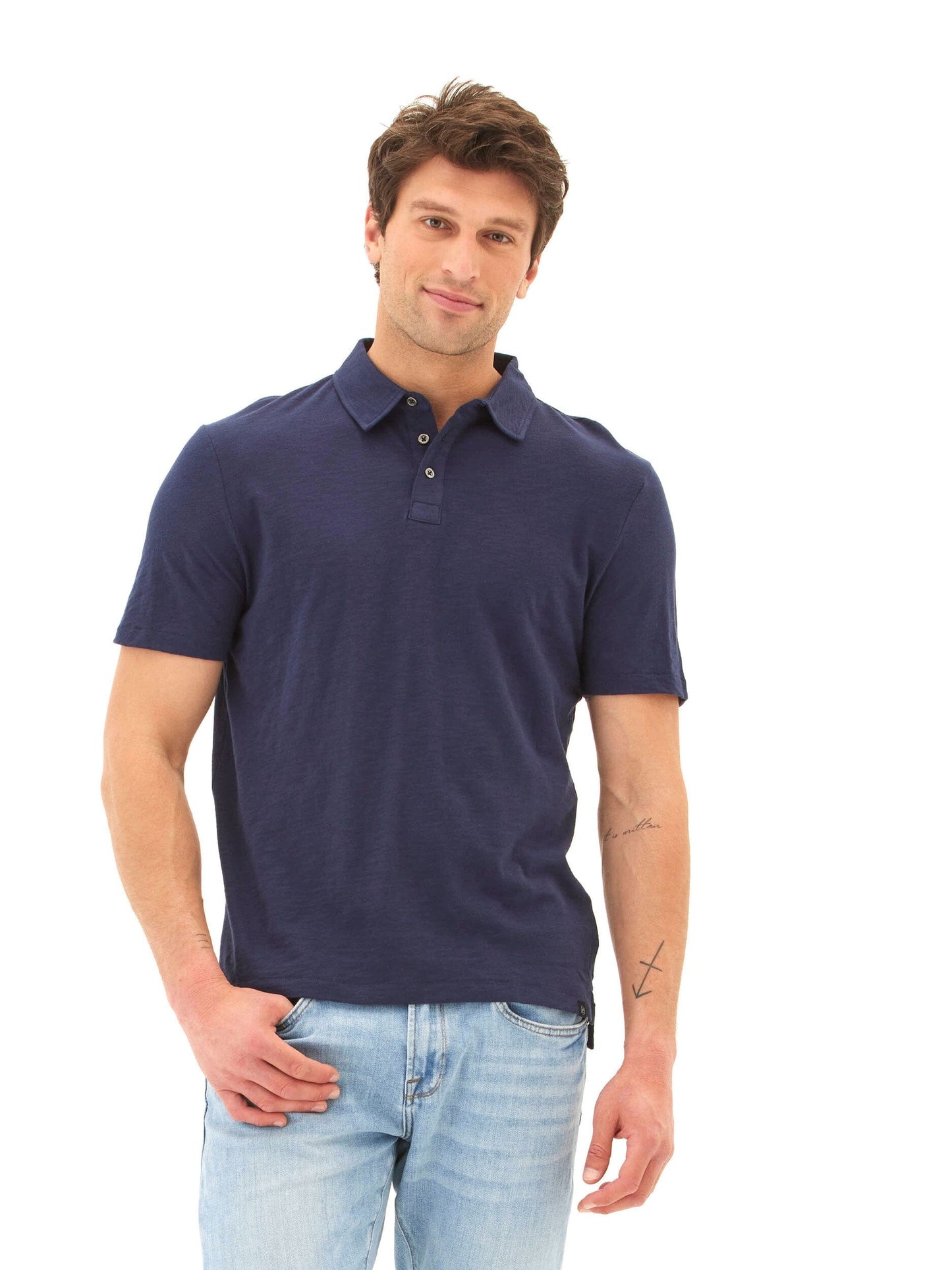 Slub Jersey Polo