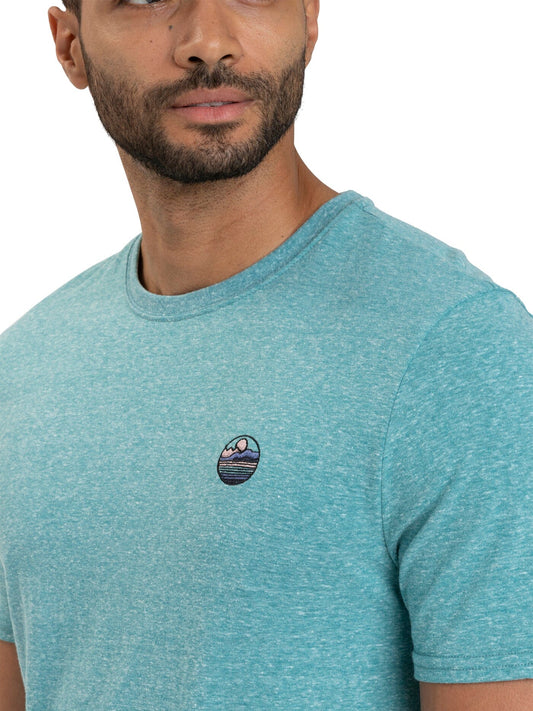 Triblend Embroidered Tee