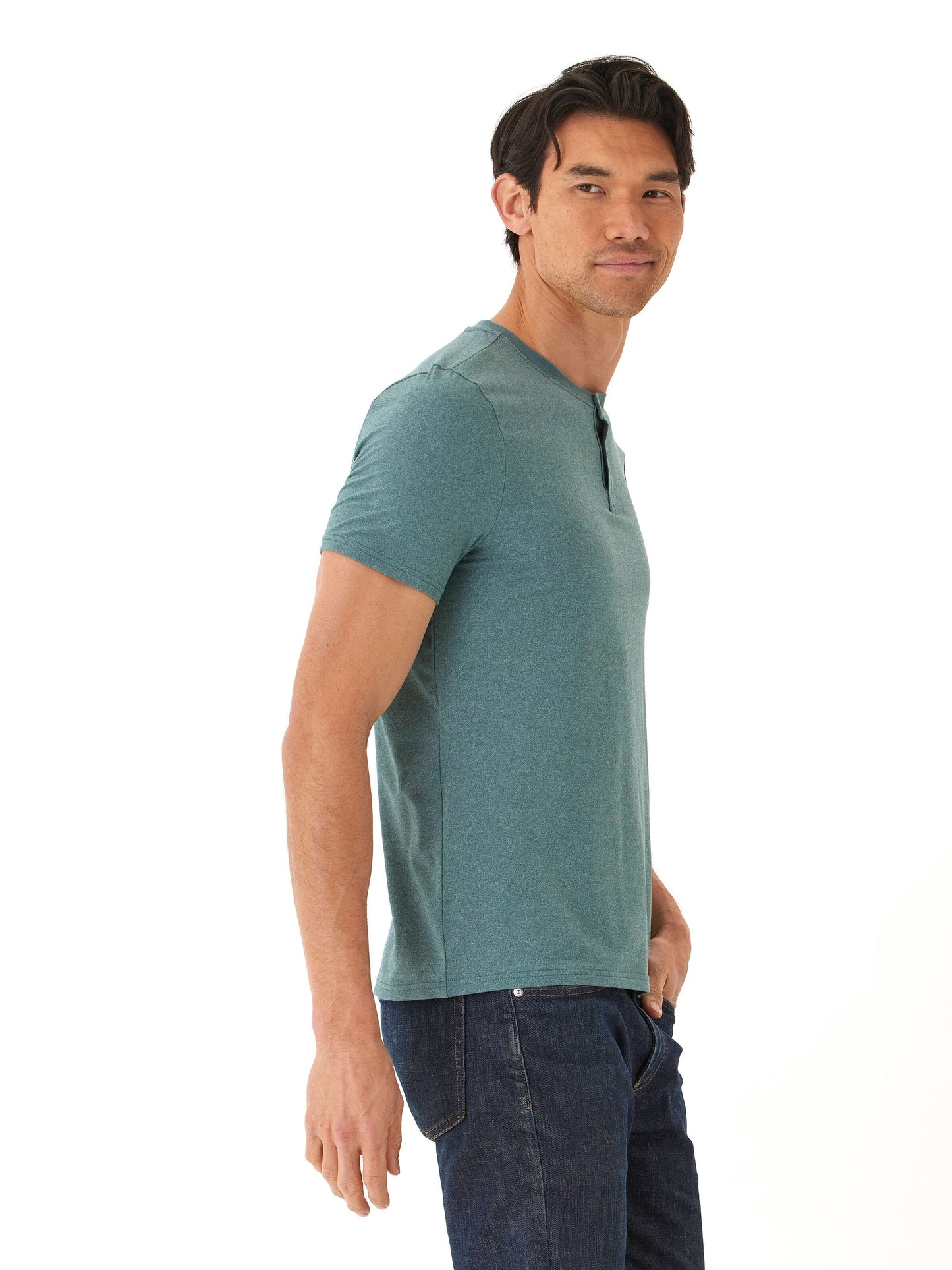 Frederick Luxe Jersey 2 Button Henley