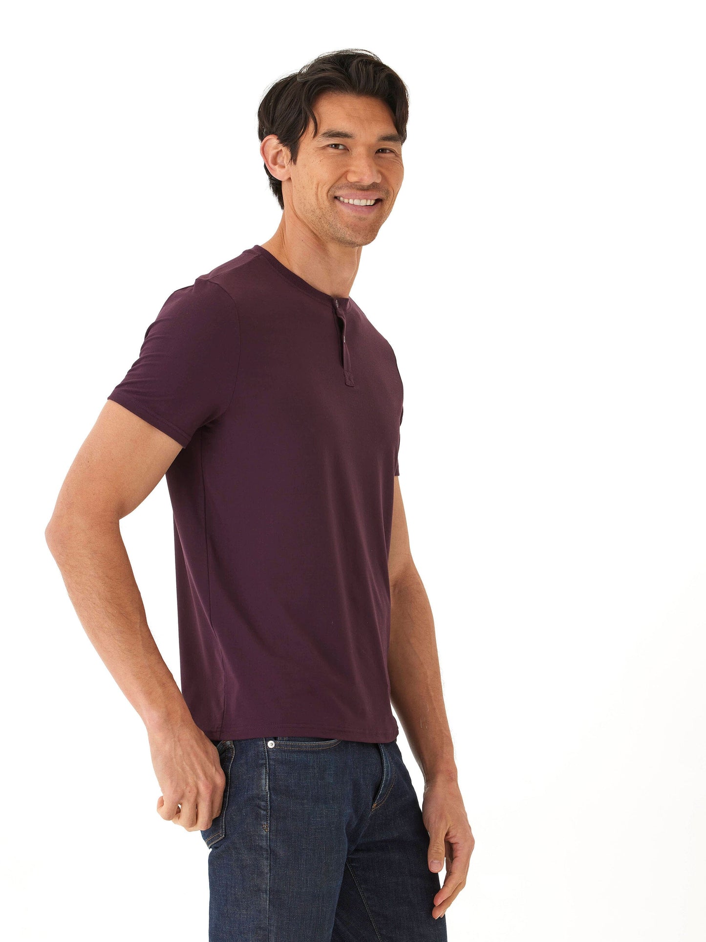 Frederick Luxe Jersey 2 Button Henley