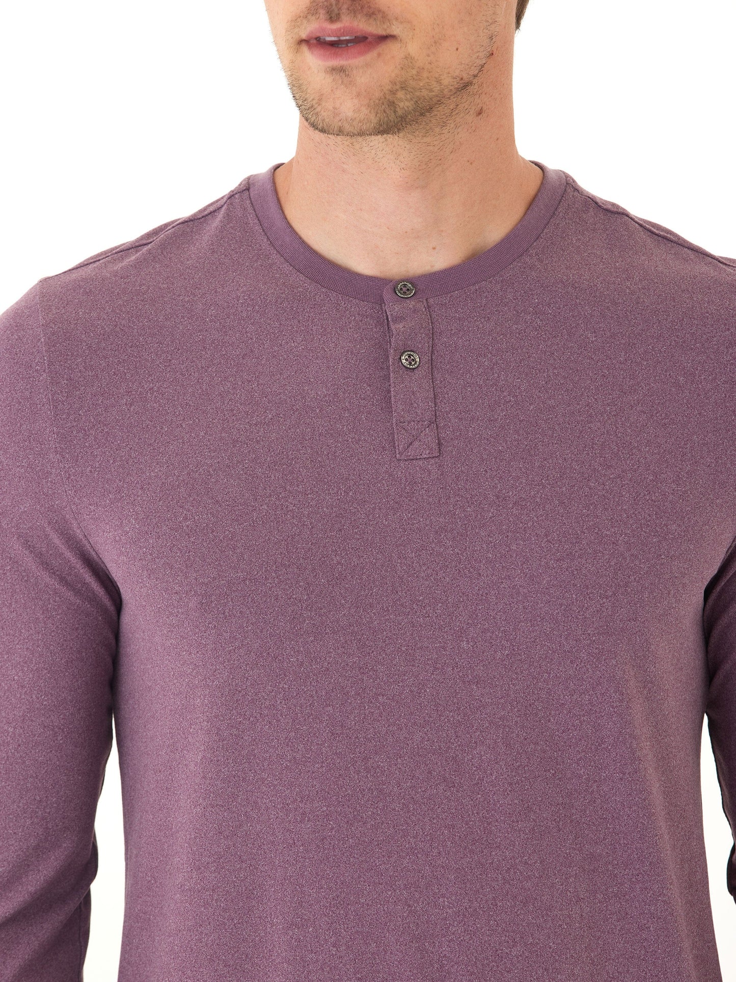 Frederick Luxe Jersey Long Sleeve Henley