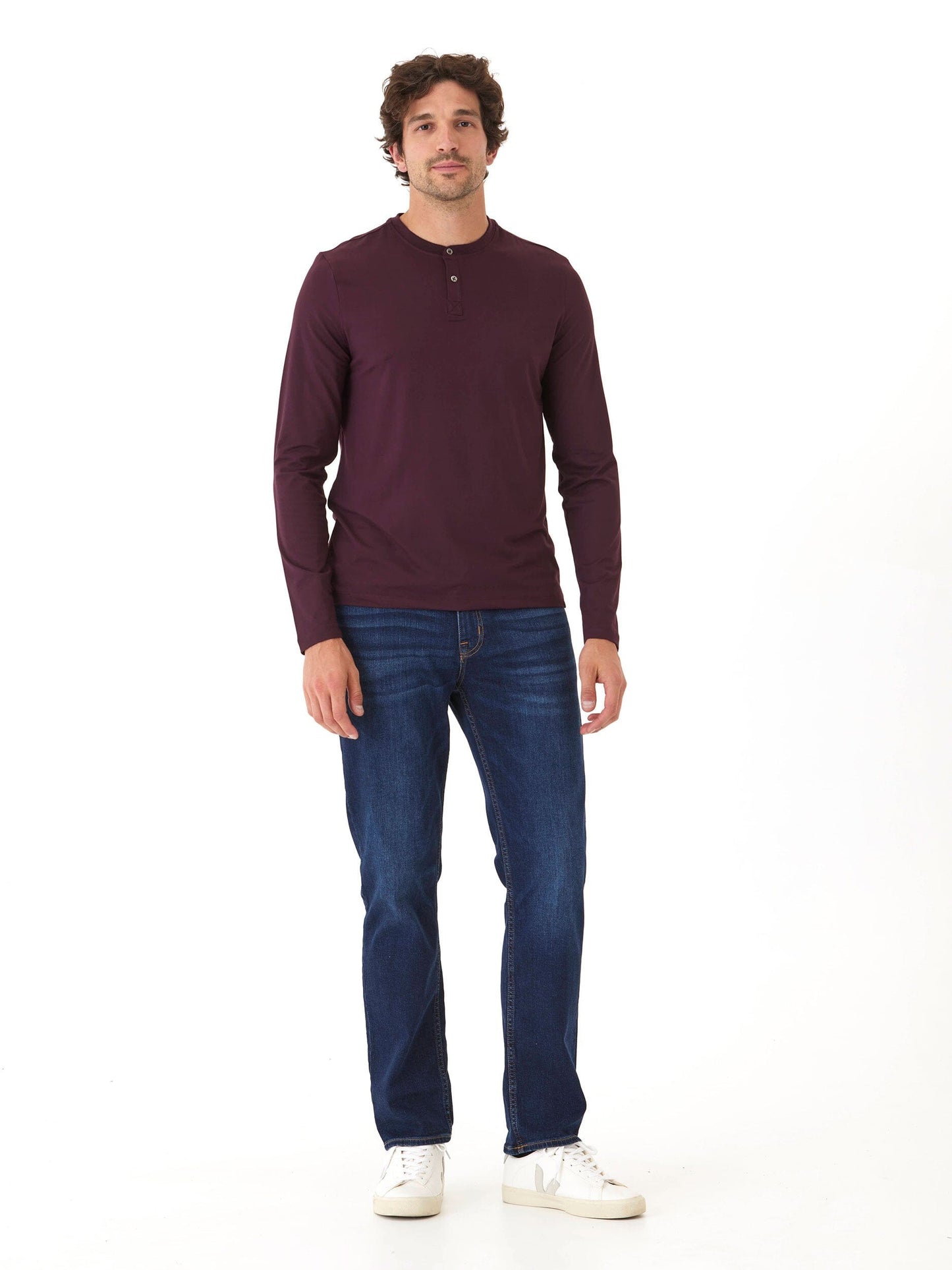 Frederick Luxe Jersey Long Sleeve Henley