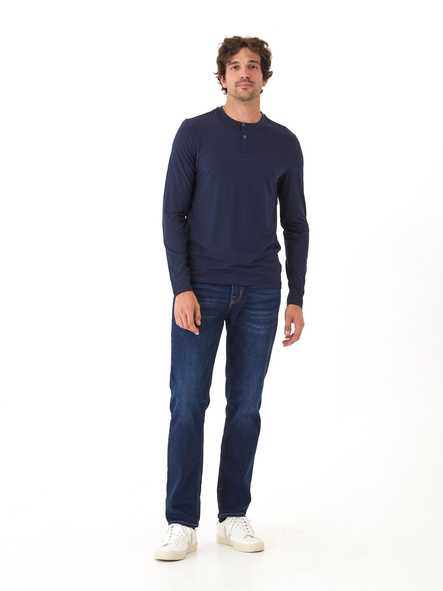 Frederick Luxe Jersey Long Sleeve Henley