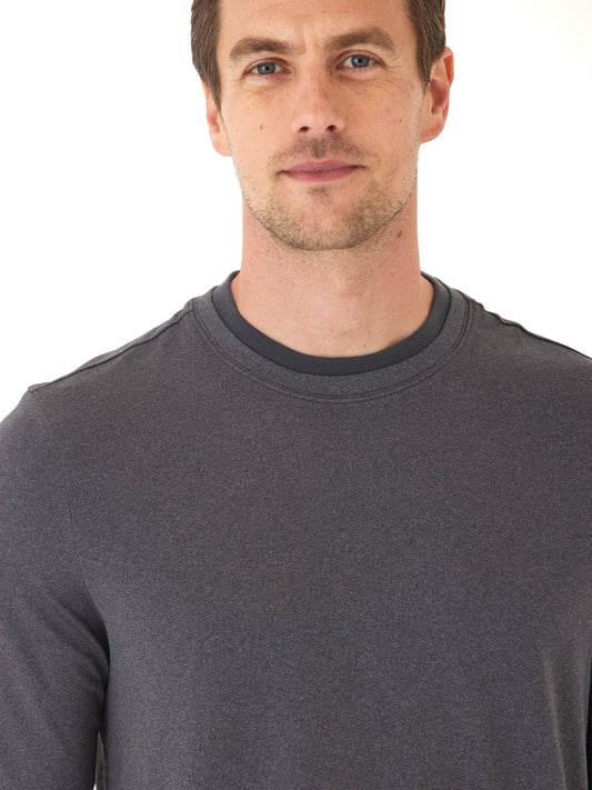 Parker Luxe Jersey Double Rib Long Sleeve Crew