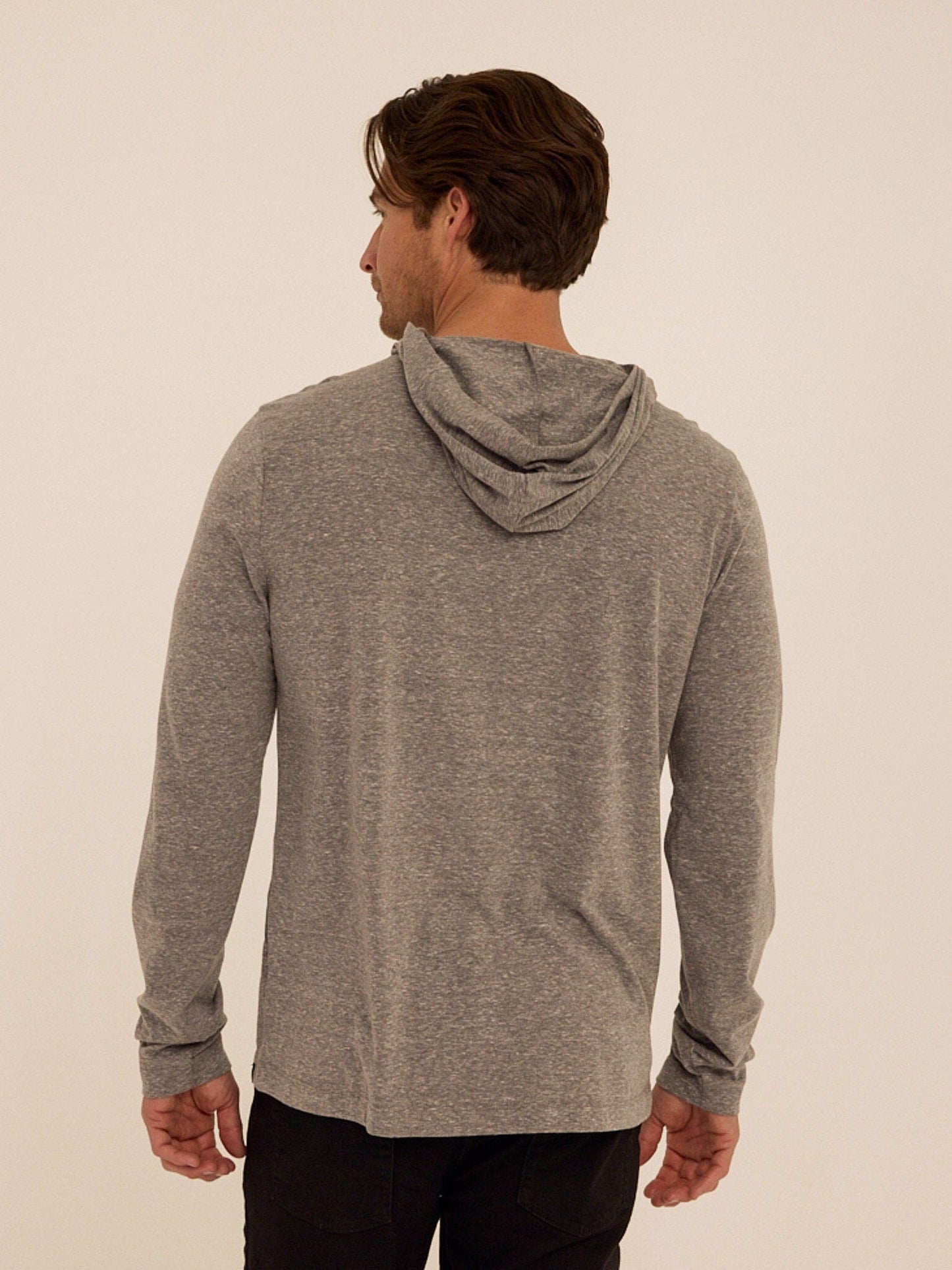 Triblend Embroidery Hoodie Tee