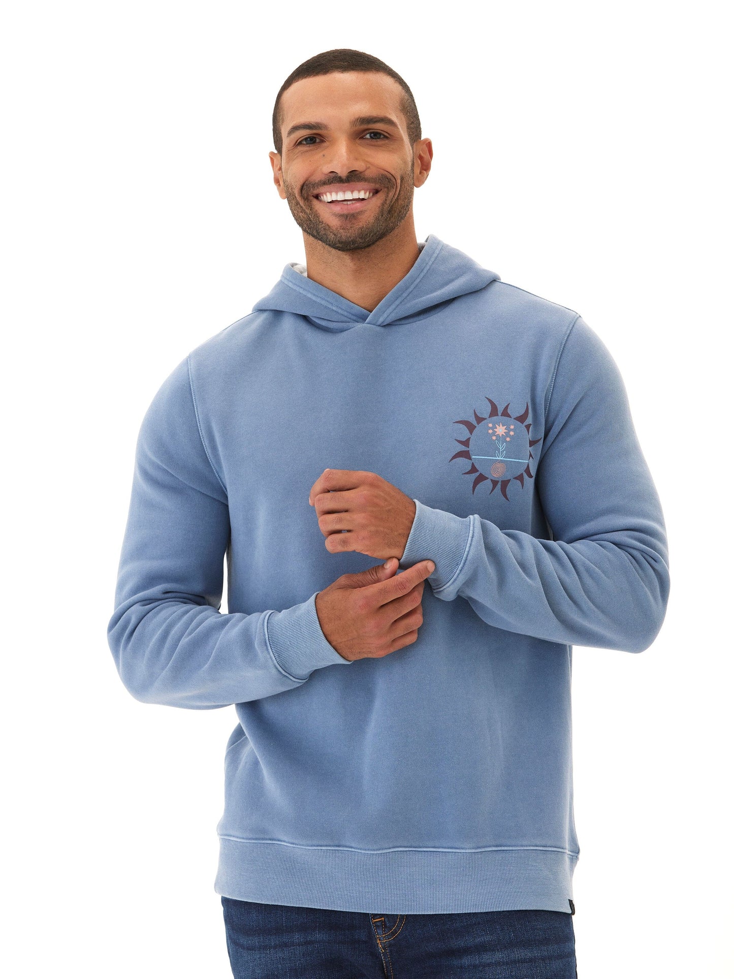 Mineral Wash Graphic Hoodie