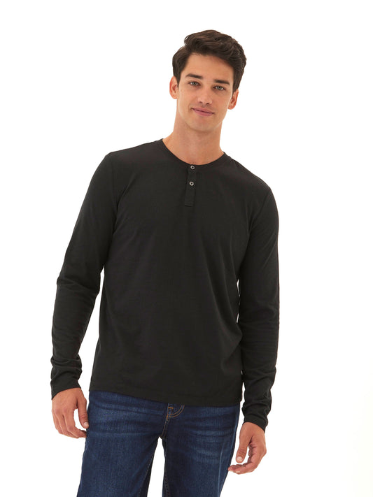 Austin Triblend Long Sleeve Henley