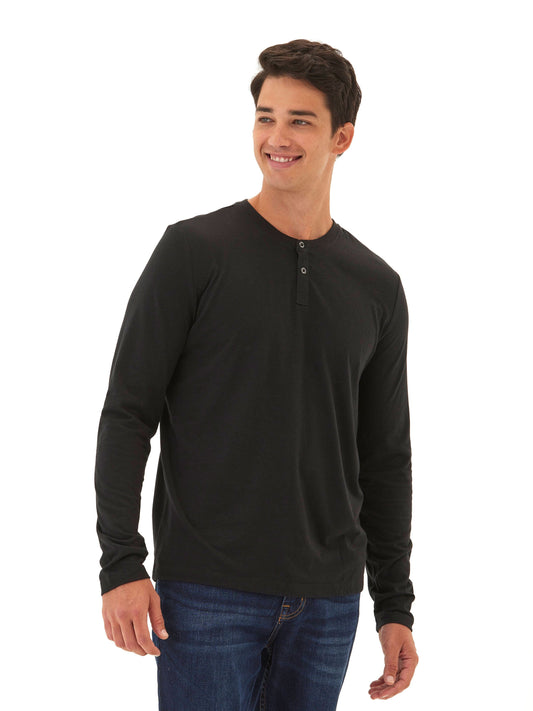 Austin Triblend Long Sleeve Henley