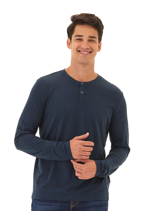 Austin Triblend Long Sleeve Henley