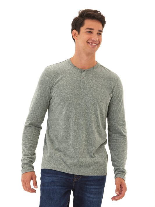 Austin Triblend Long Sleeve Henley