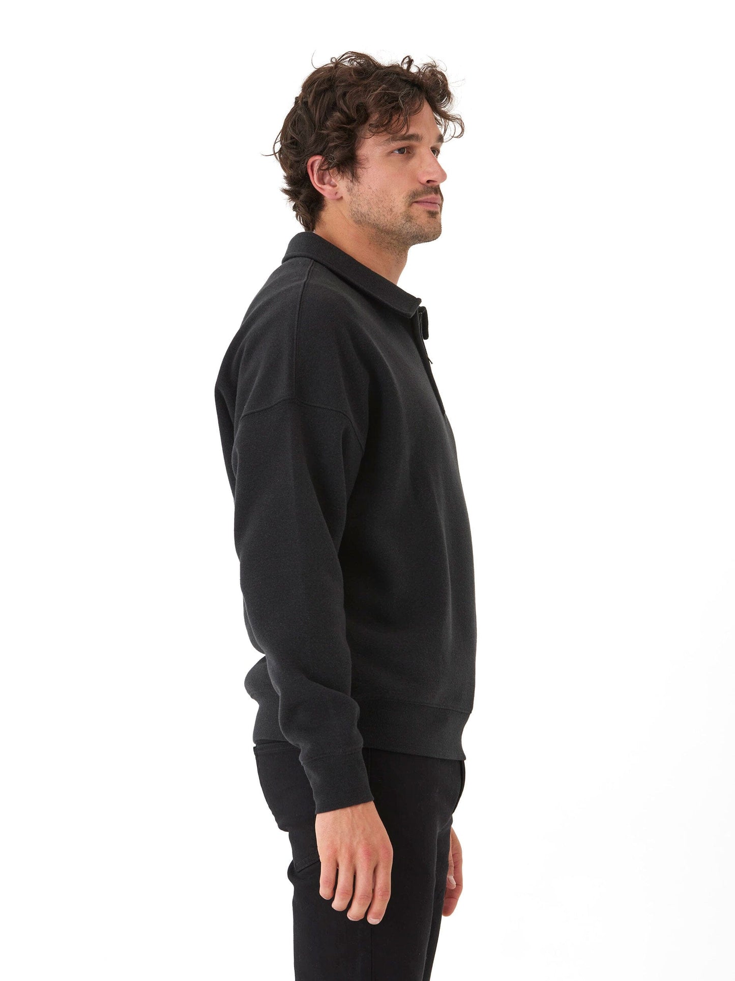 Gabe Triblend Fleece 1/4 Zip Polo