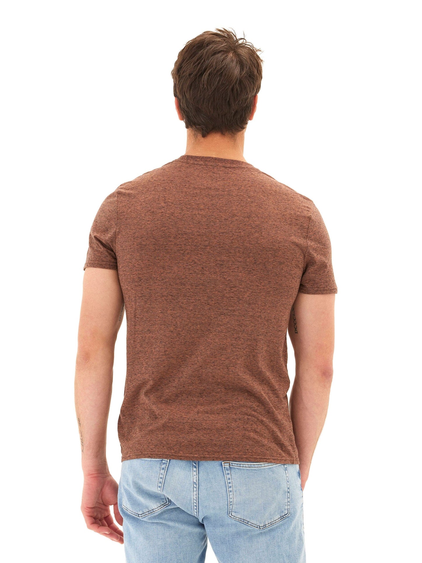 Black Fleck Triblend Crew