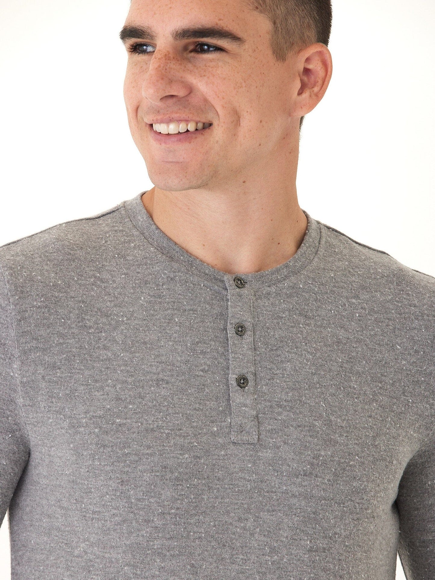 Elias Sweater Knit Long Sleeve Henley
