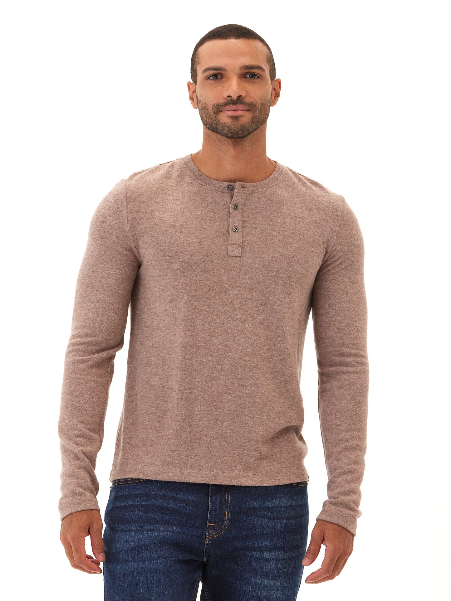 Elias Sweater Knit Long Sleeve Henley