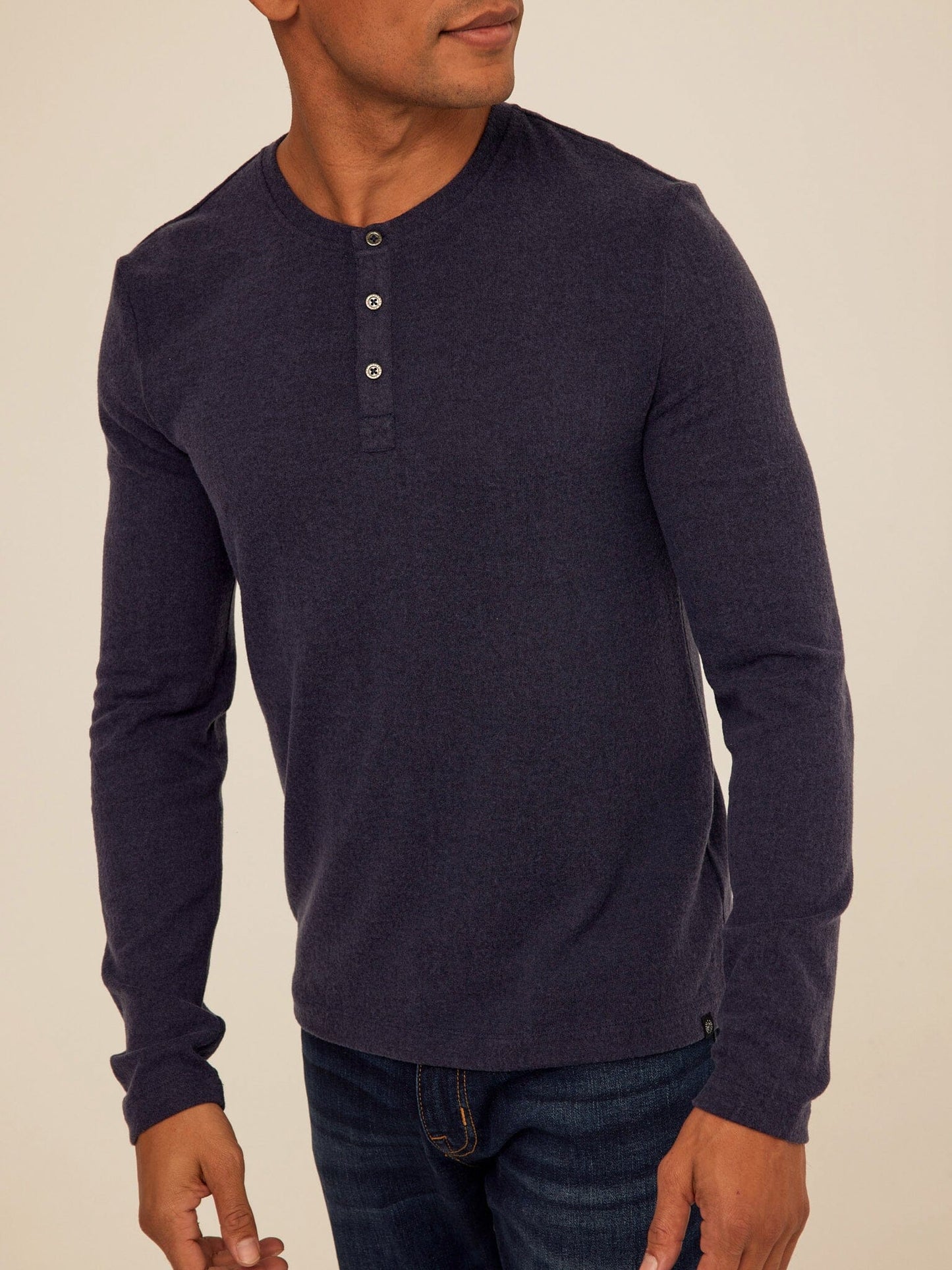 Elias Sweater Knit Long Sleeve Henley