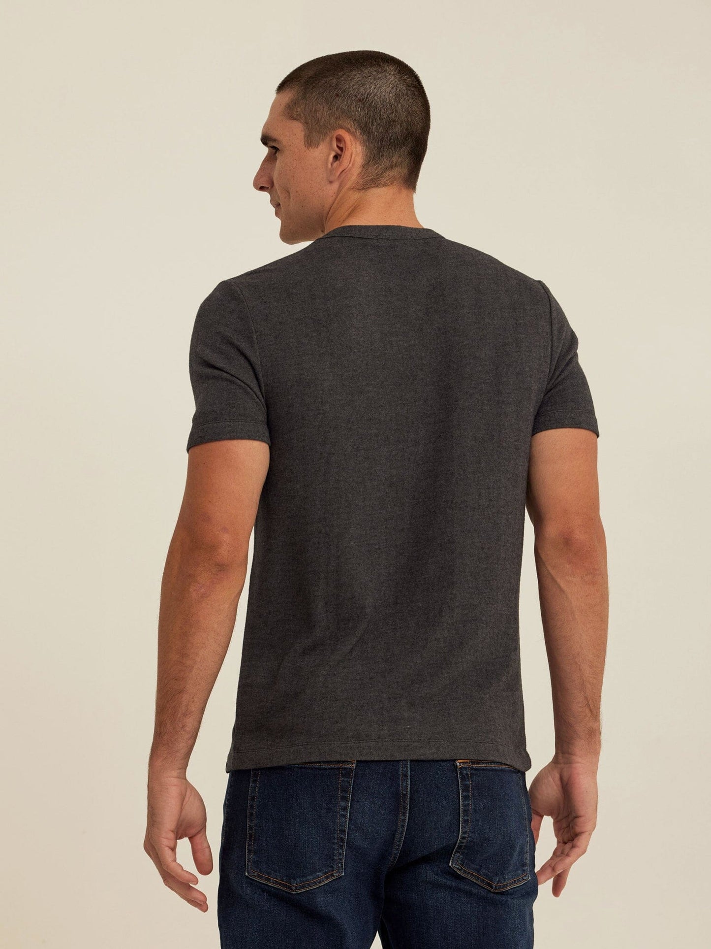 Gil Sweater Knit Short Sleeve Tee