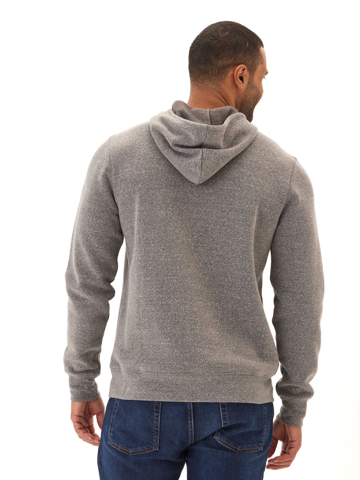 Embroidered Triblend Fleece Hoodie