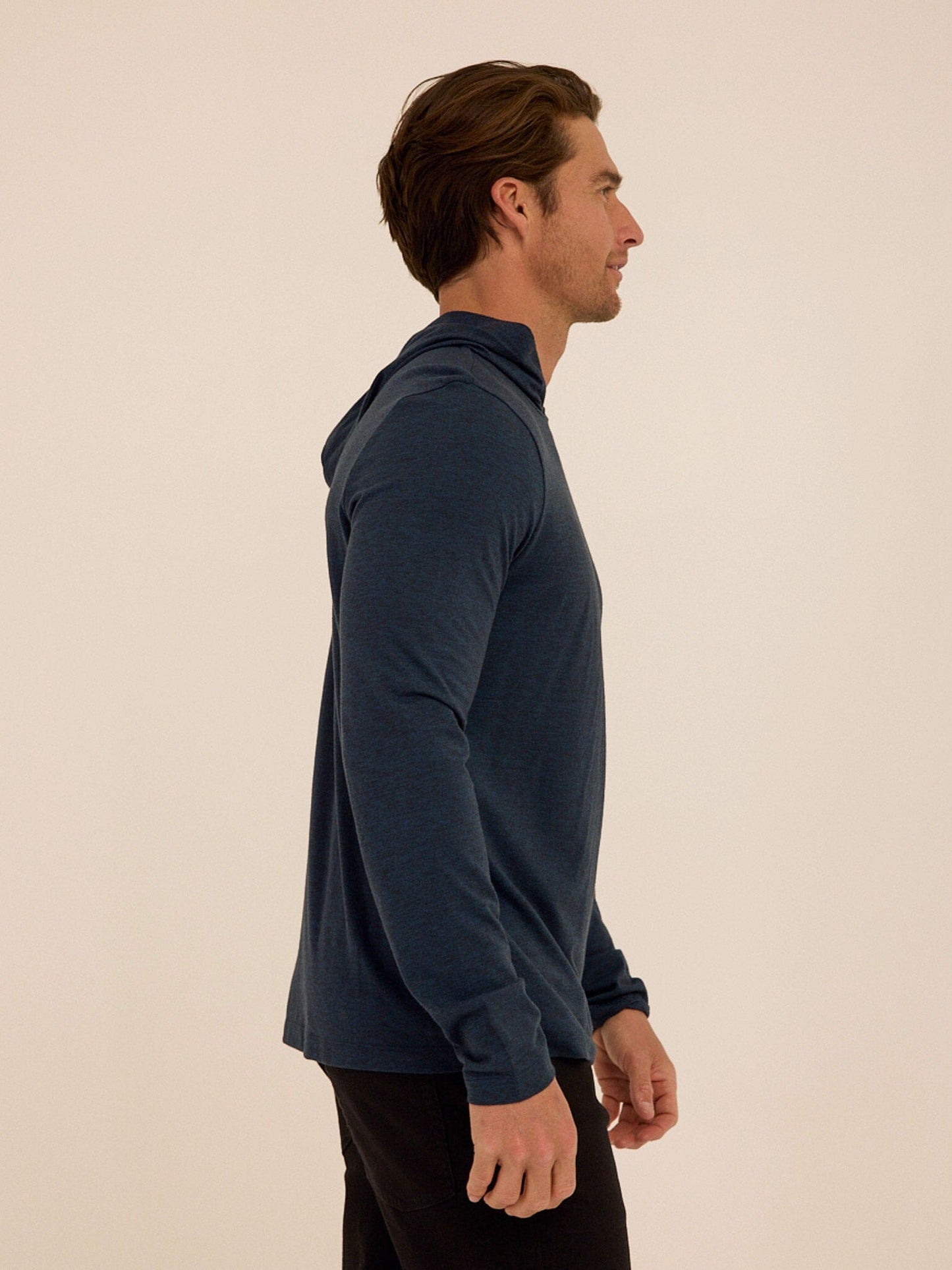 Triblend Embroidery Hoodie Tee