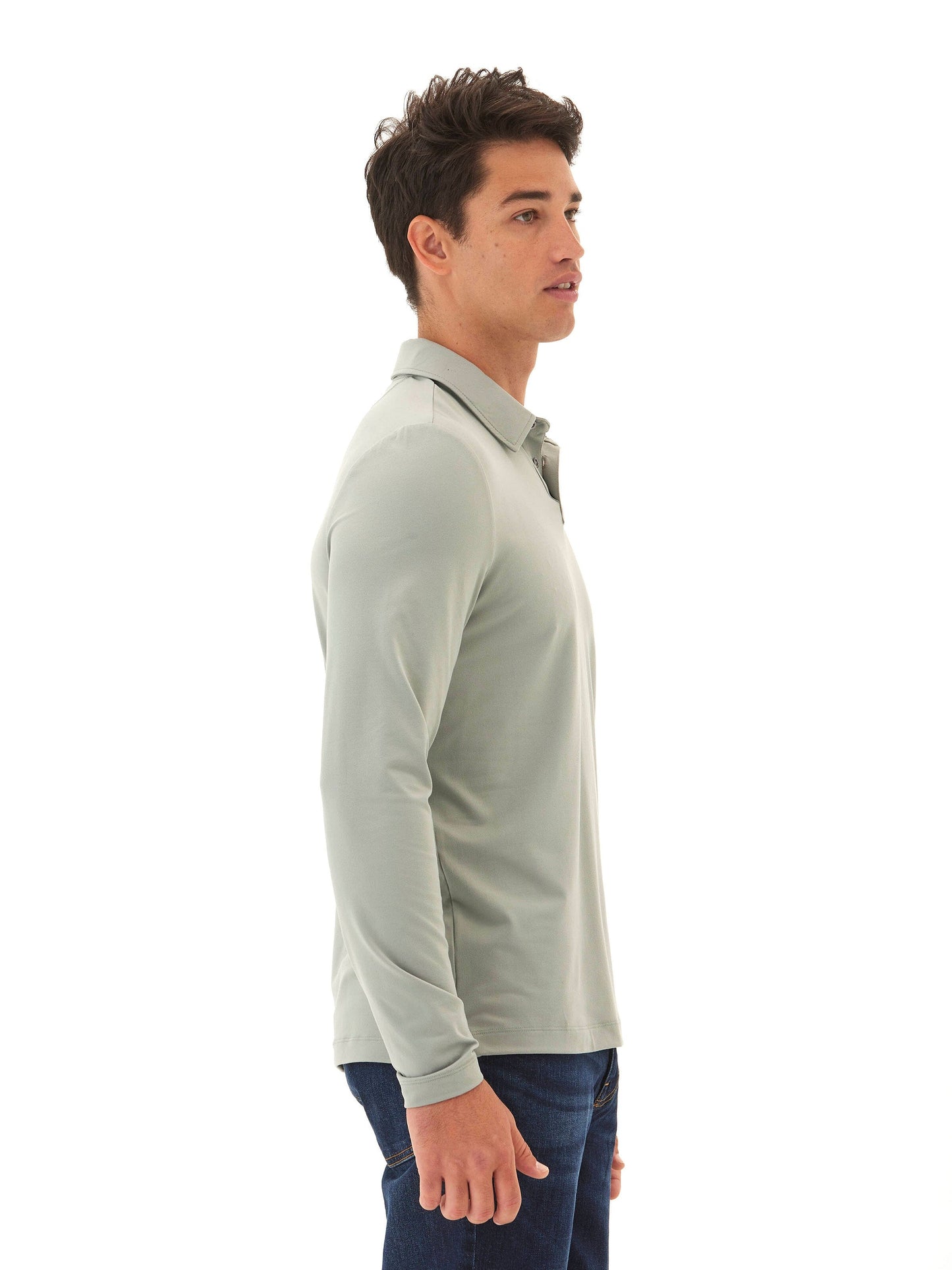 Darryn Luxe Jersey 2 Button Polo