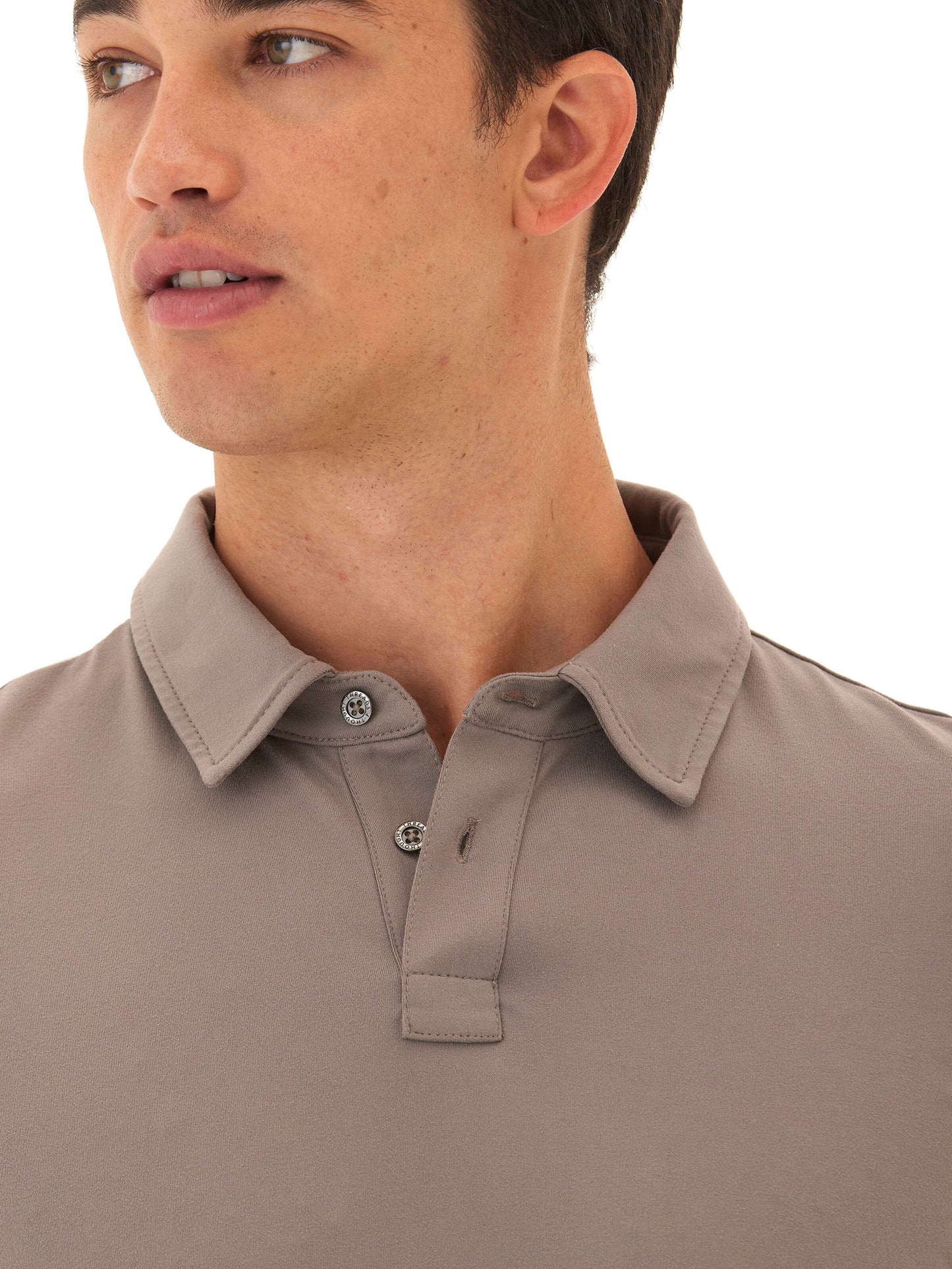 Darryn Luxe Jersey 2 Button Polo