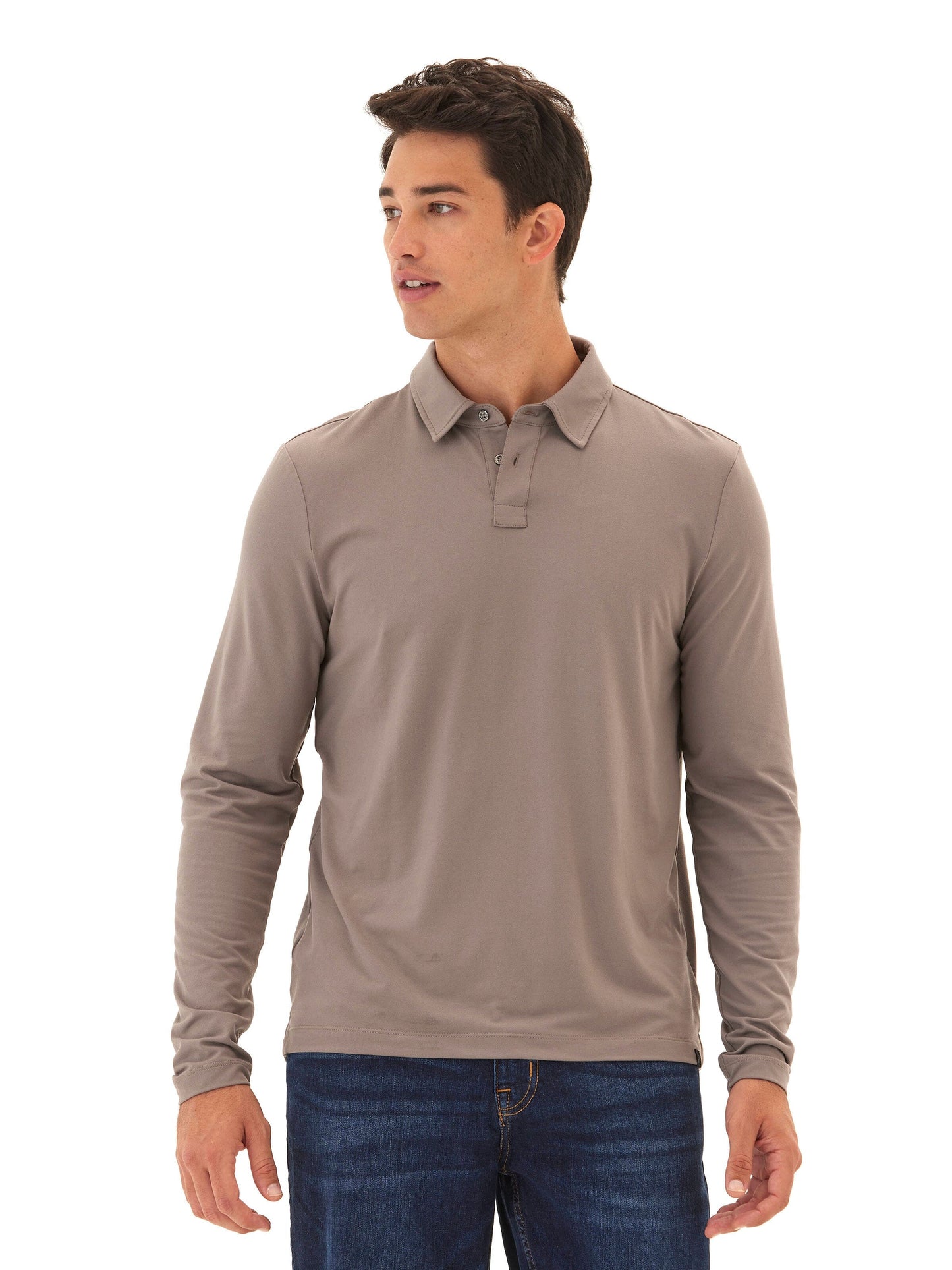 Darryn Luxe Jersey 2 Button Polo