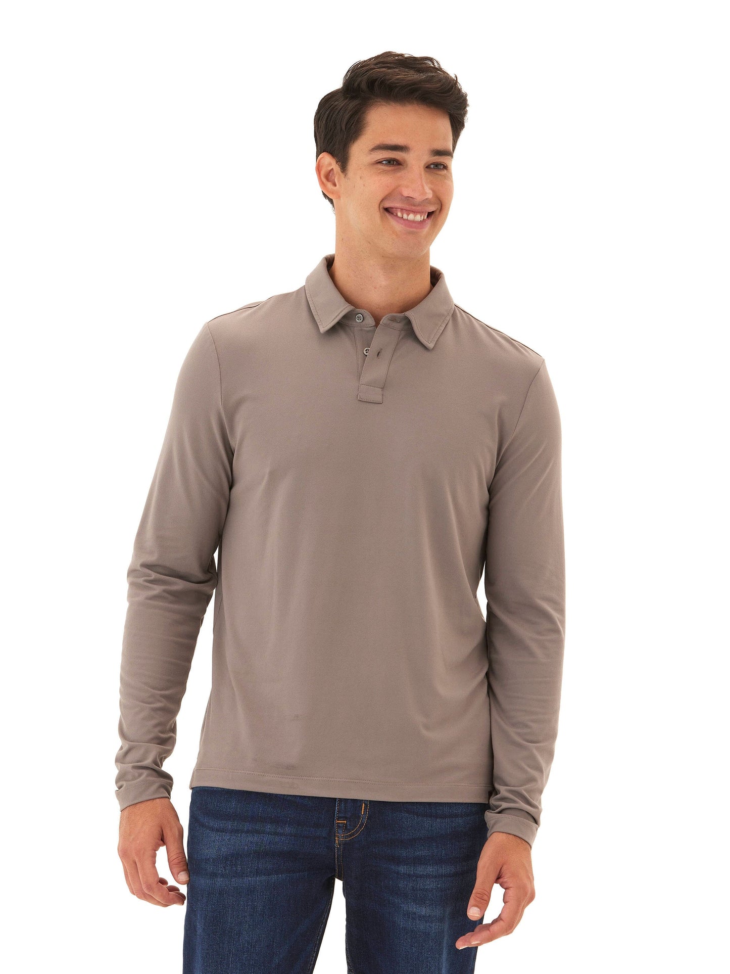Darryn Luxe Jersey 2 Button Polo