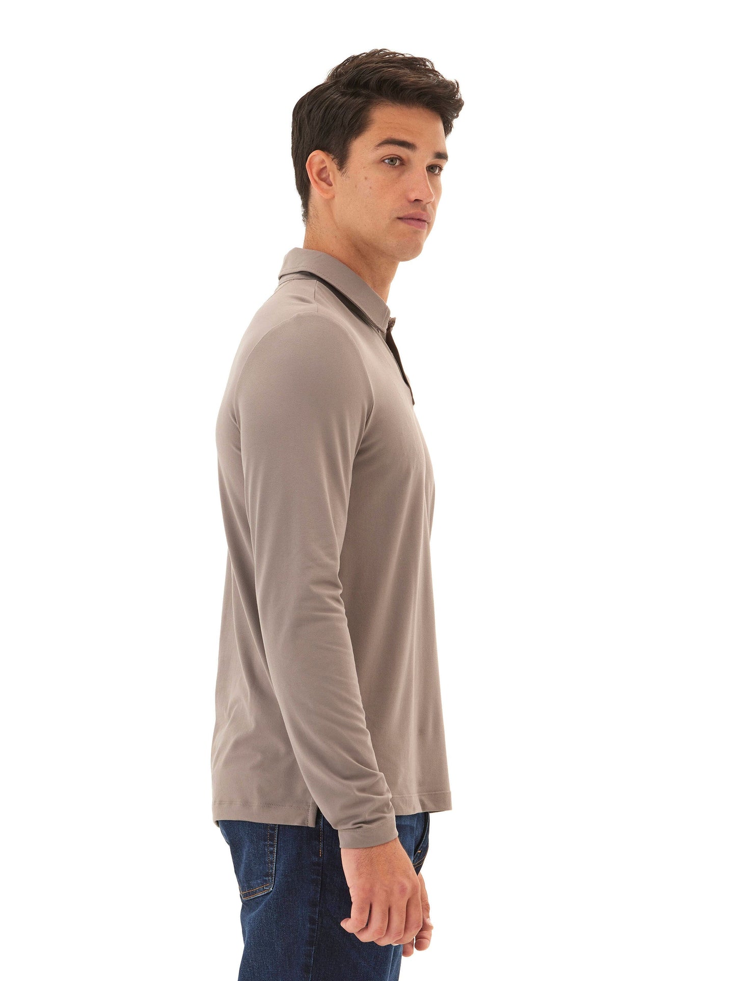 Darryn Luxe Jersey 2 Button Polo