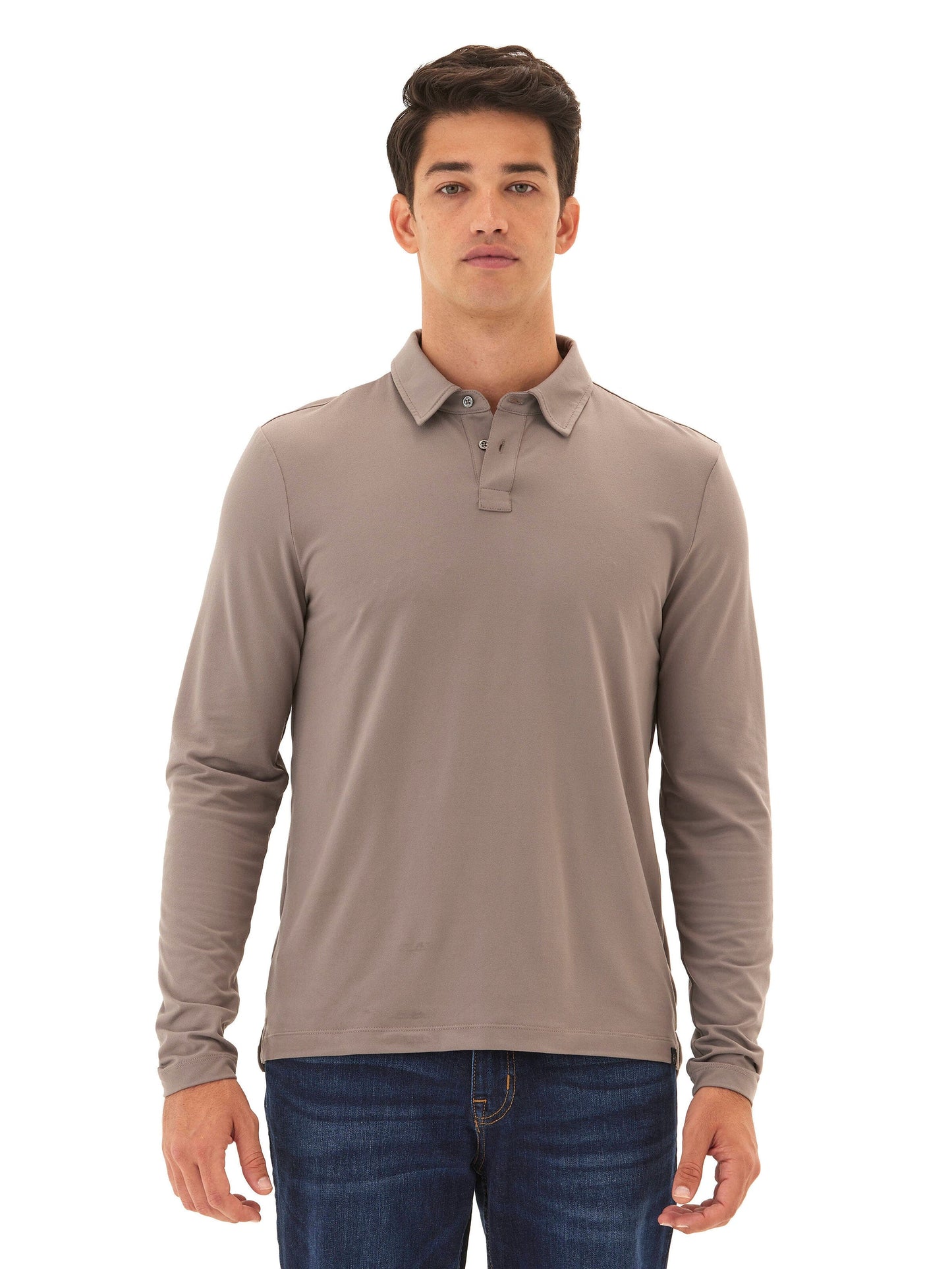 Darryn Luxe Jersey 2 Button Polo
