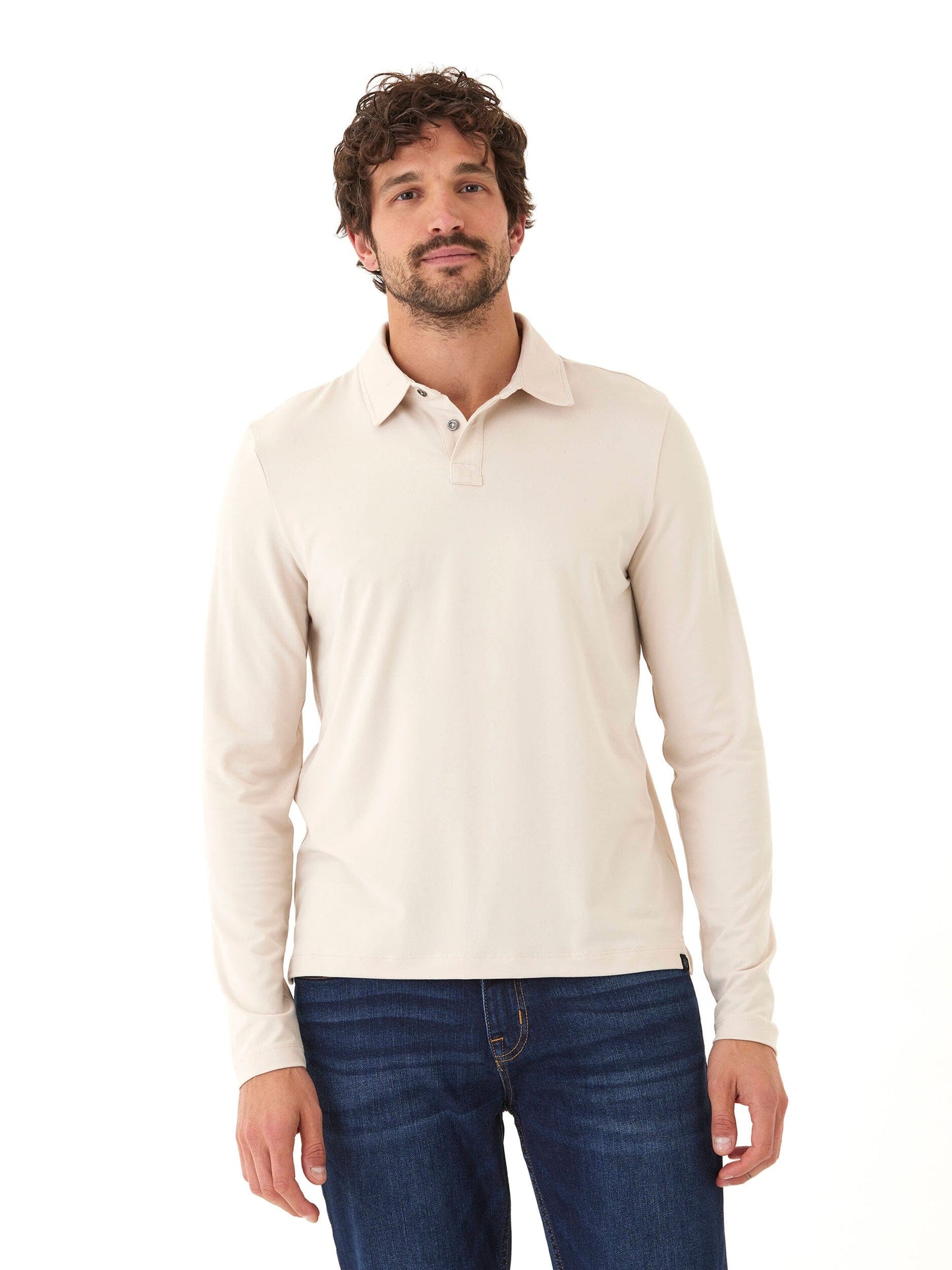 Darryn Luxe Jersey 2 Button Polo