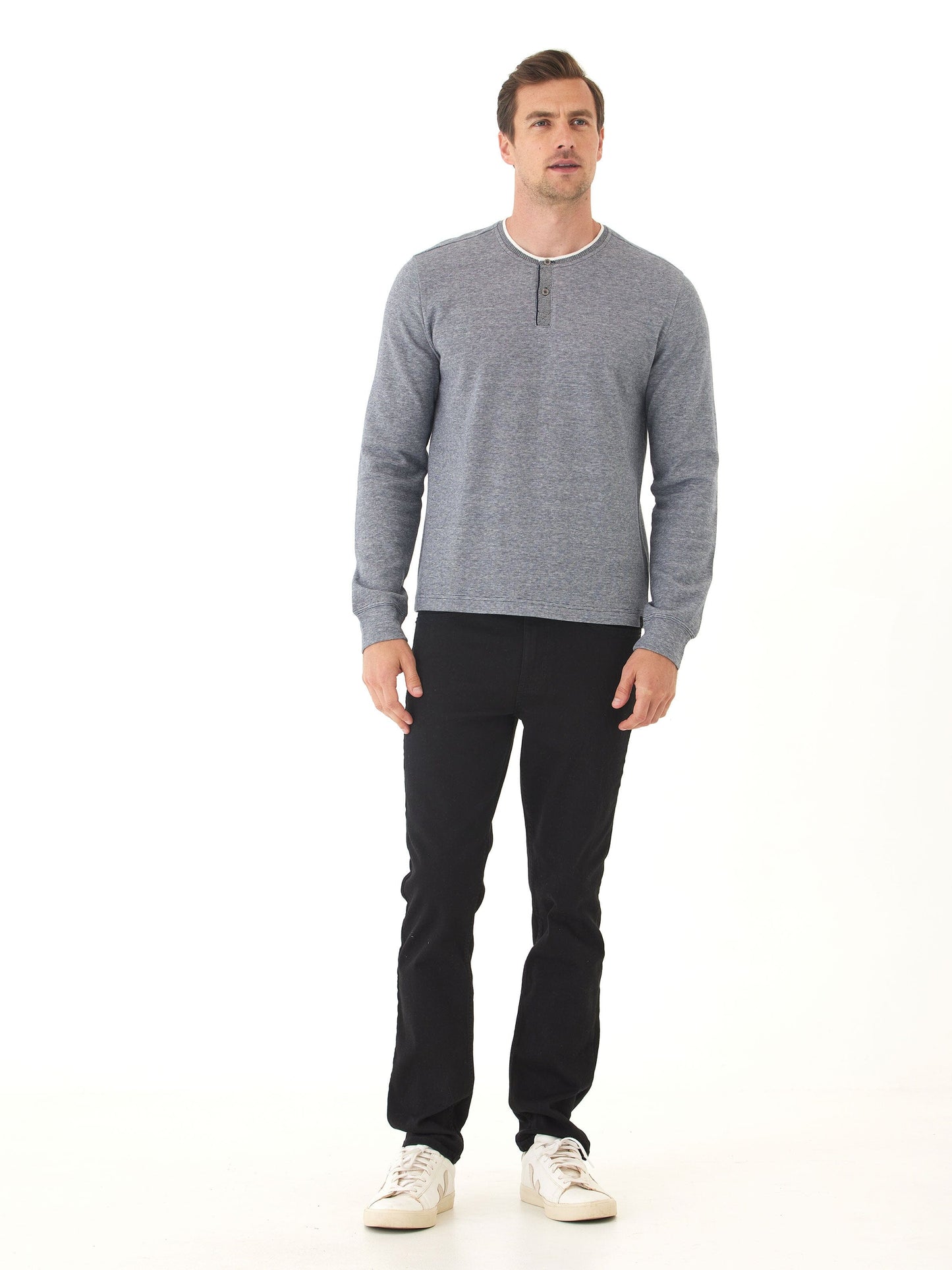 Charles Eco Double Knit Henley