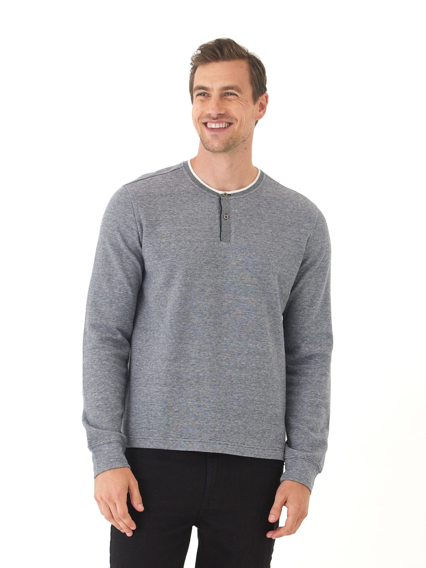 Charles Eco Double Knit Henley