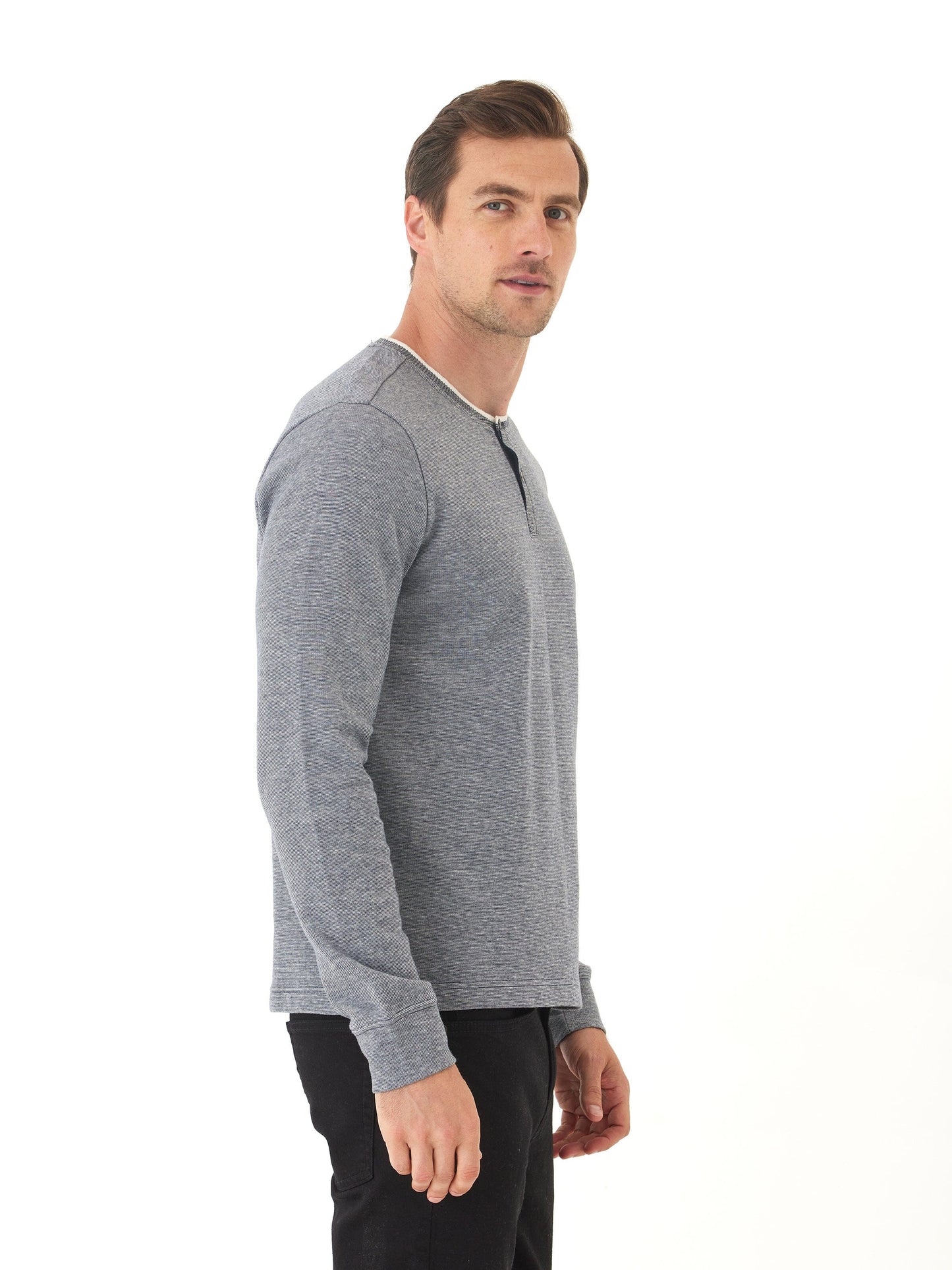 Charles Eco Double Knit Henley