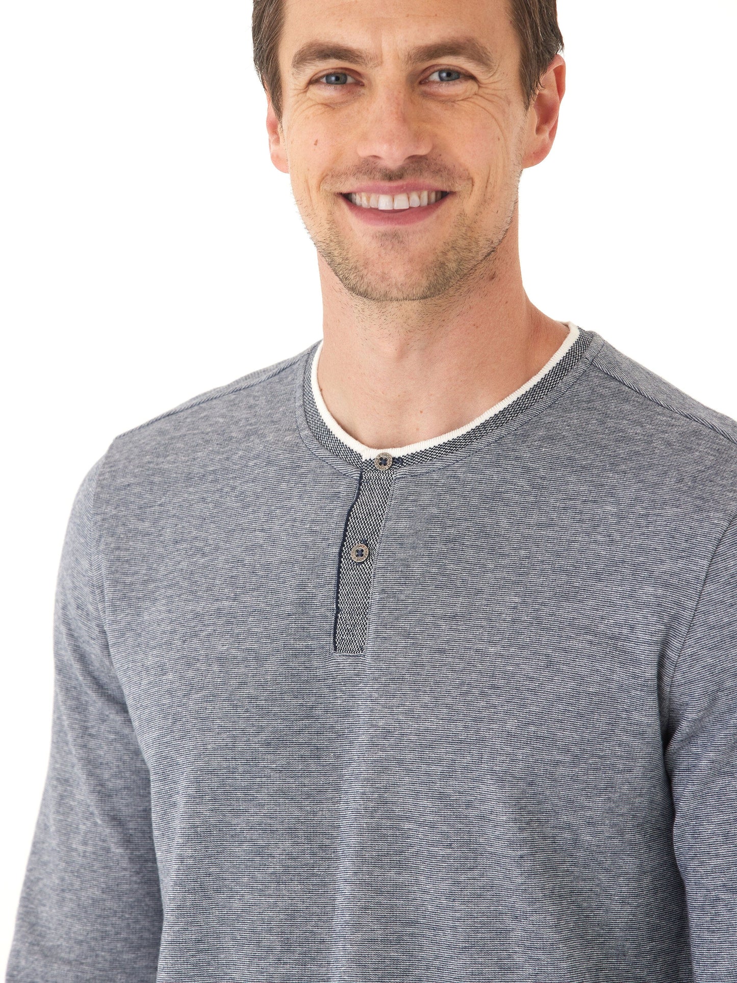 Charles Eco Double Knit Henley