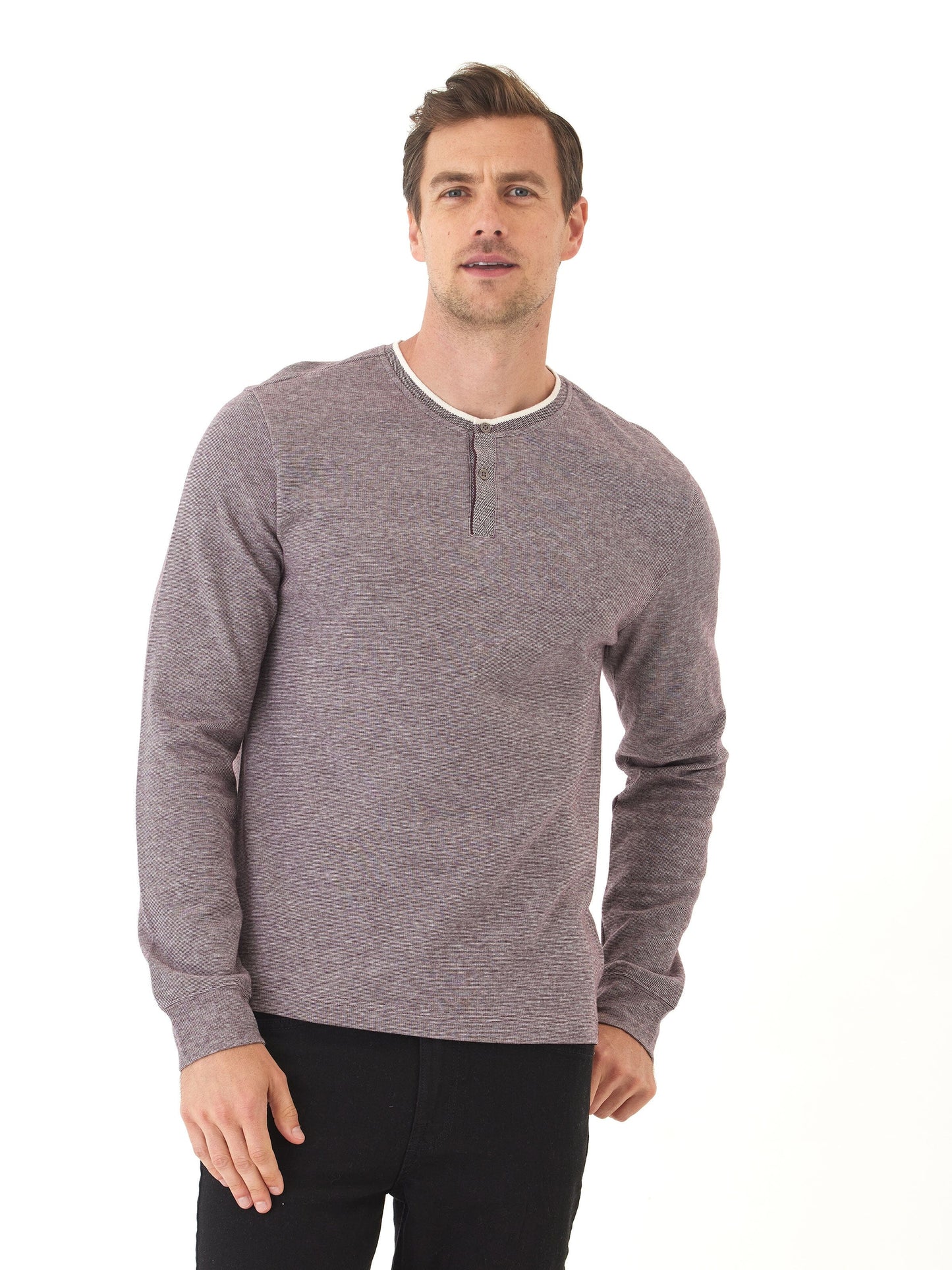 Charles Eco Double Knit Henley